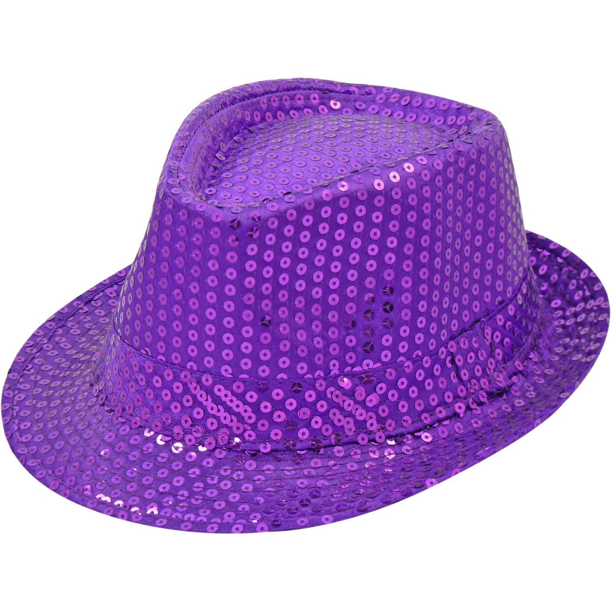 Pailletten-Hut verschiedene Farben Auswahl Basic Kostüm Accessoire 11