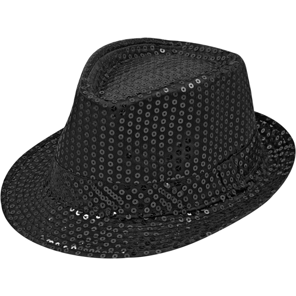 Pailletten-Hut verschiedene Farben Auswahl Basic Kostüm Accessoire 8