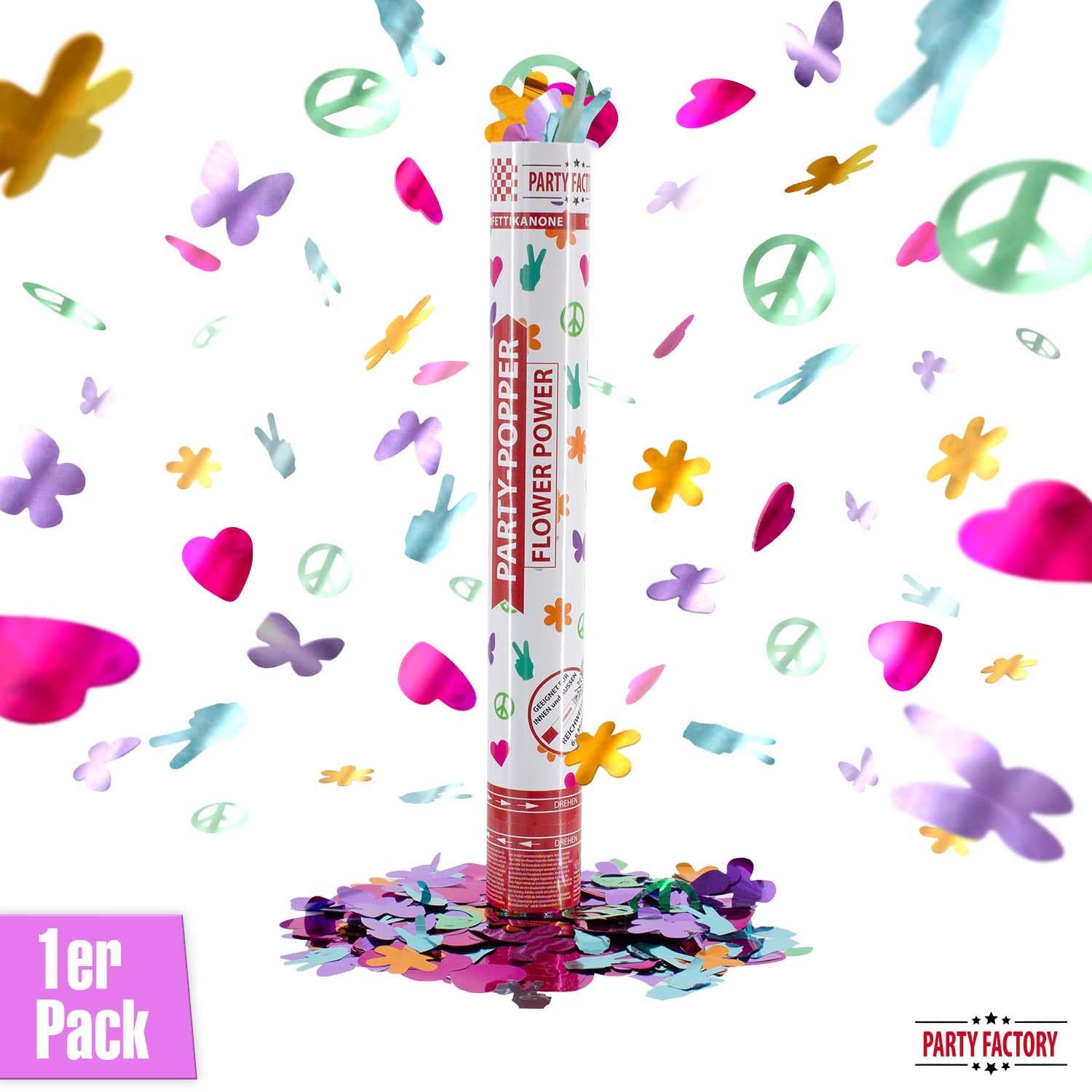 Party Popper 40 cm Flower Power 1