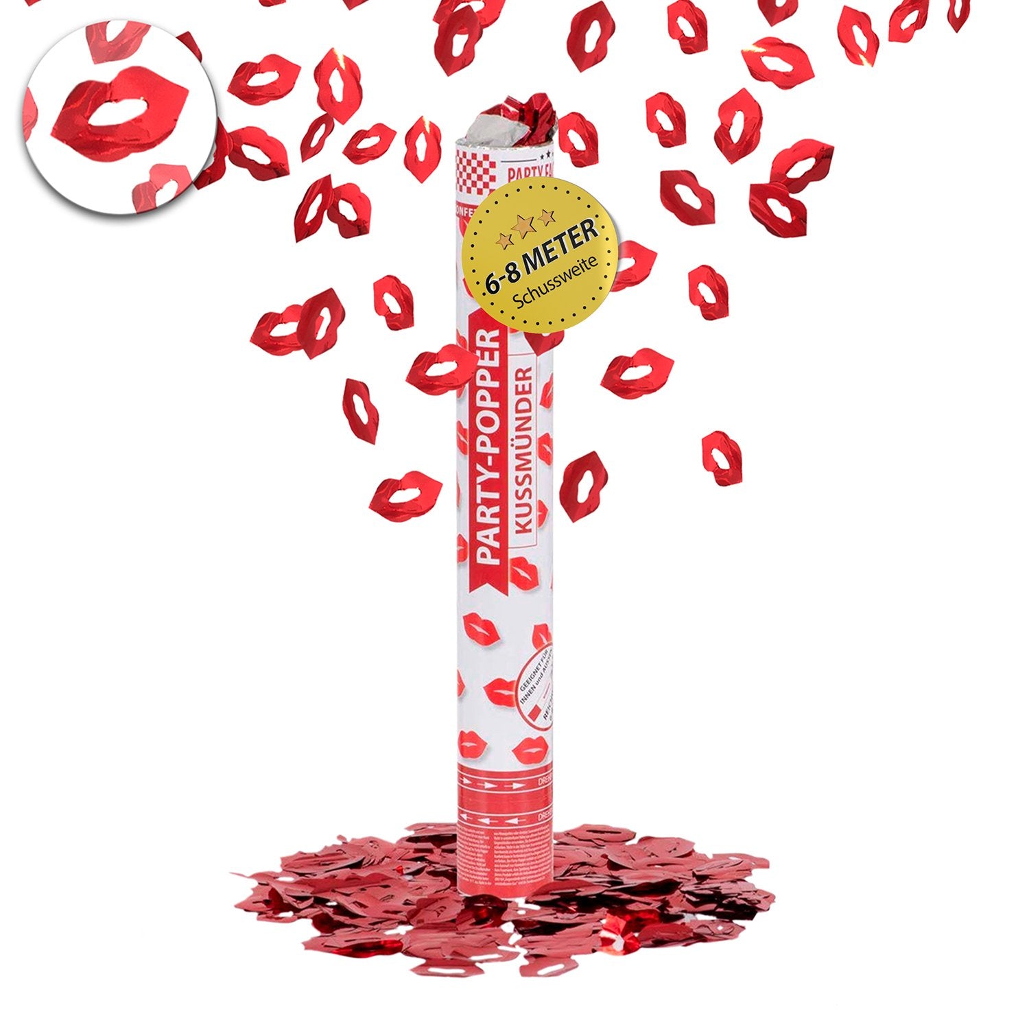 Party Popper 40cm Kussmund