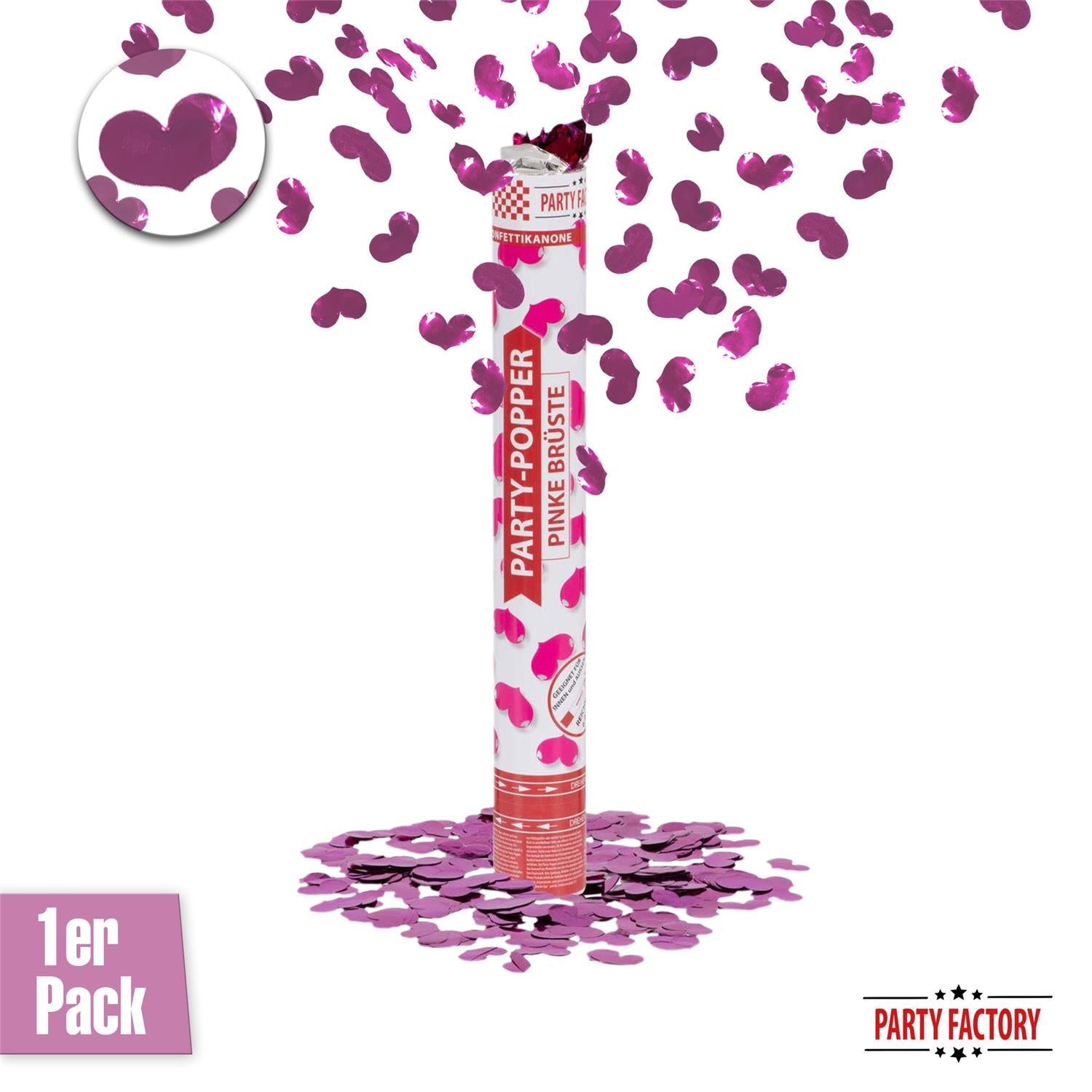 Party Popper 40cm Pinke Brüste 1