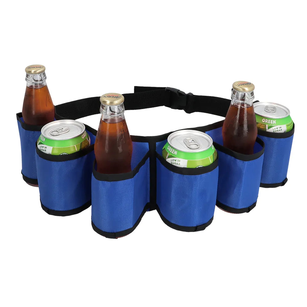 Party Trinkgürtel witziger Biergürtel für 6 Flaschen oder Dosen 2