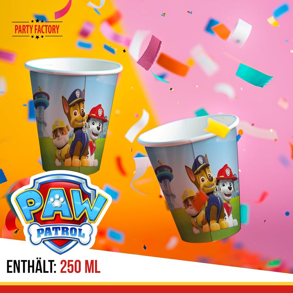 Paw Patrol Becher 250 ml 8er-Pack 3