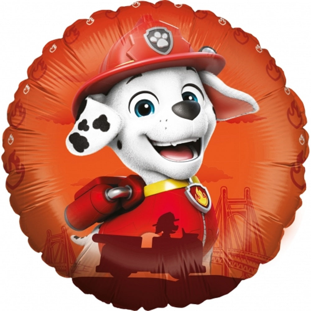 Paw Patrol Folienballon Marshall rund rot ⌀ 45 cm 1