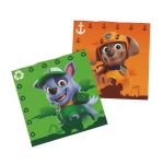 Paw Patrol Rocky und Zuma Servietten 3-lagig 20er-Pack