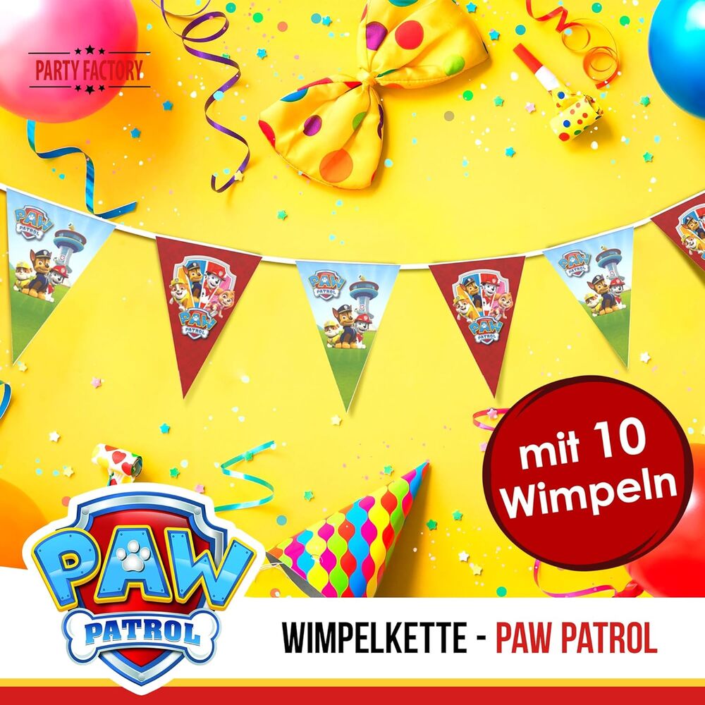 Paw Patrol Wimpelkette 5m 2