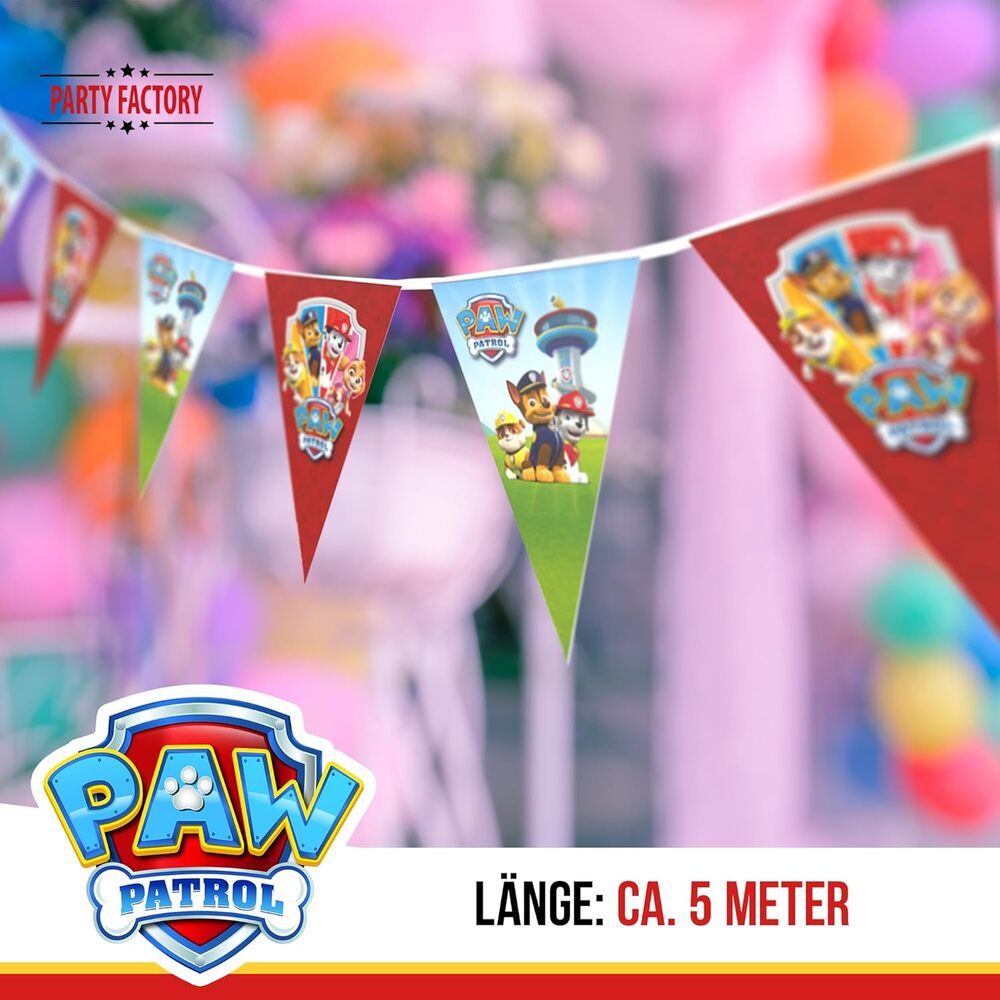 Paw Patrol Wimpelkette 5m 3