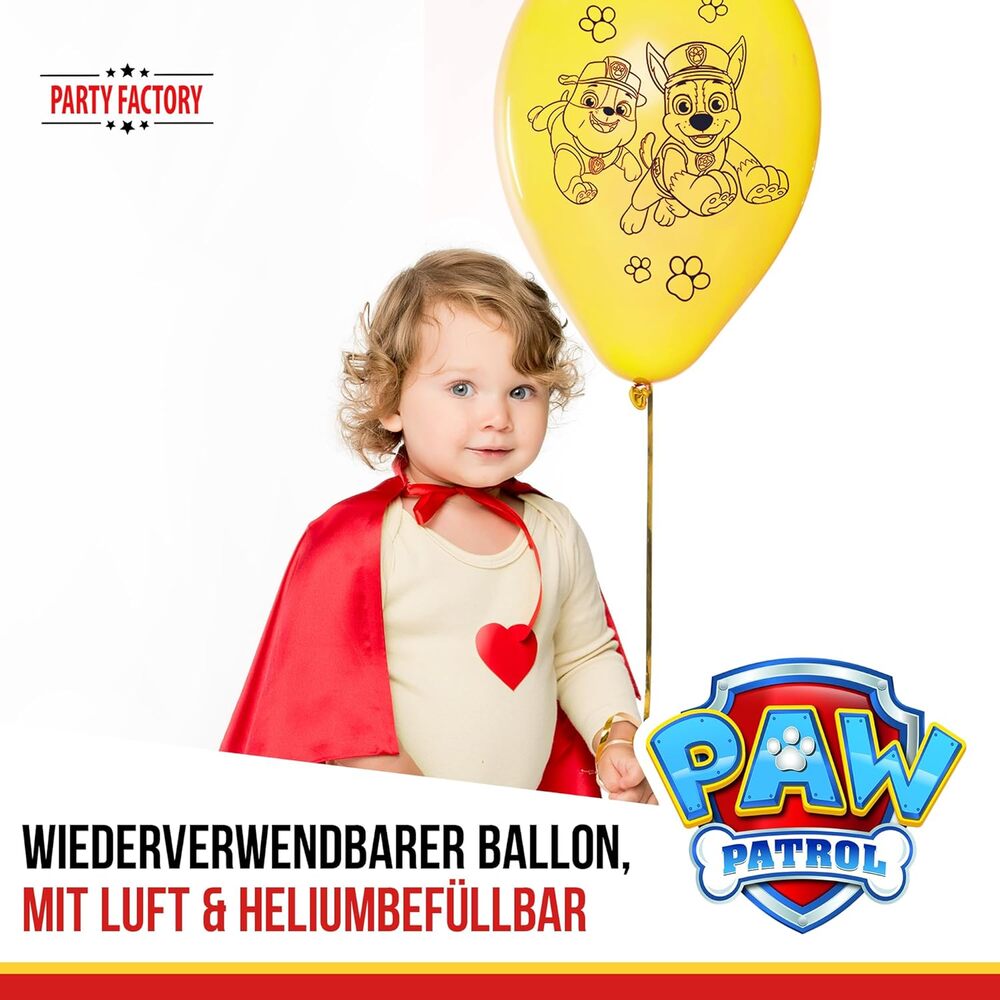 Paw Patrol Set aus 10 Latexballons Ø25 cm 2