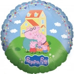 Peppa Pig Folienballon rund ⌀ 45 cm Familie Wutz