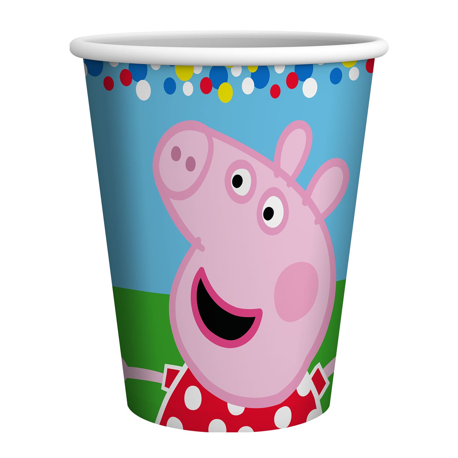 Peppa Pig  XXL Party-Set Einweggeschirr und Raumdeko 60-teilig 2