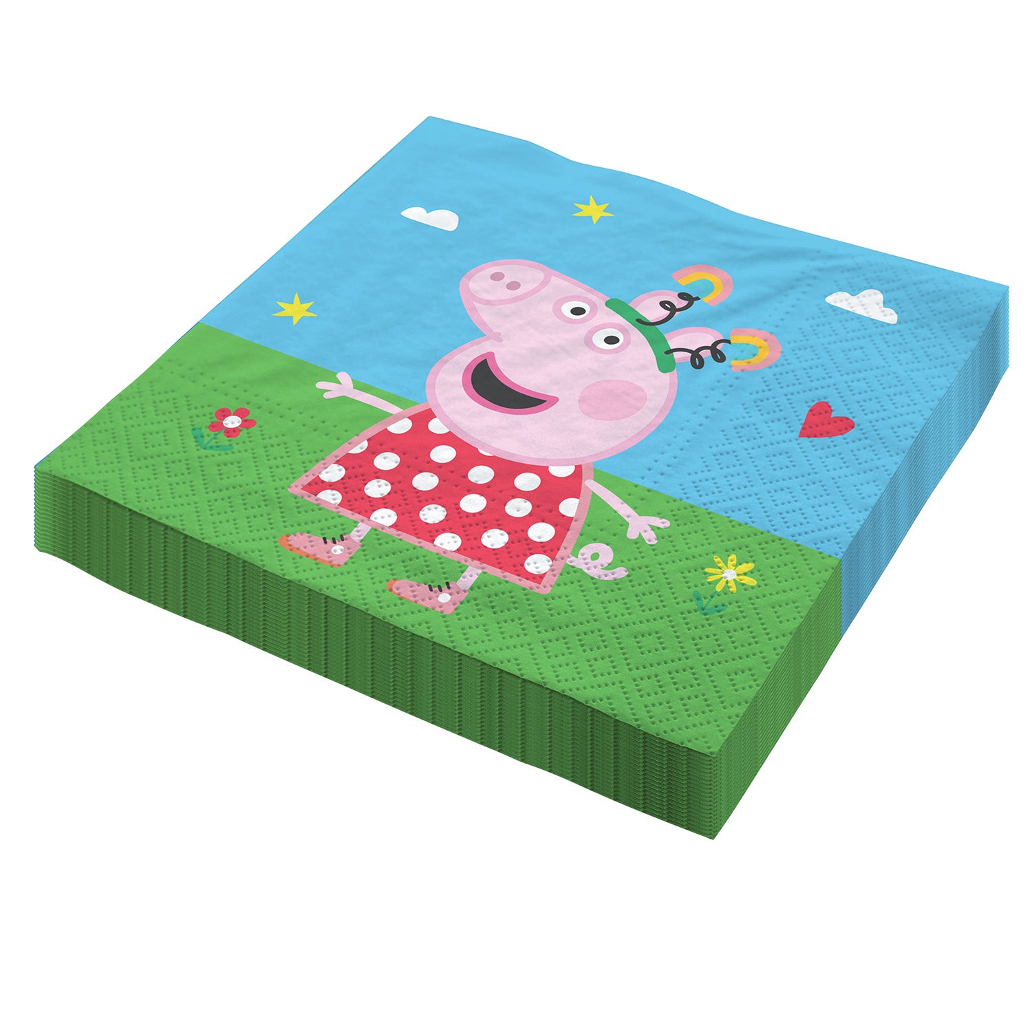 Peppa Pig  XXL Party-Set Einweggeschirr und Raumdeko 60-teilig 7