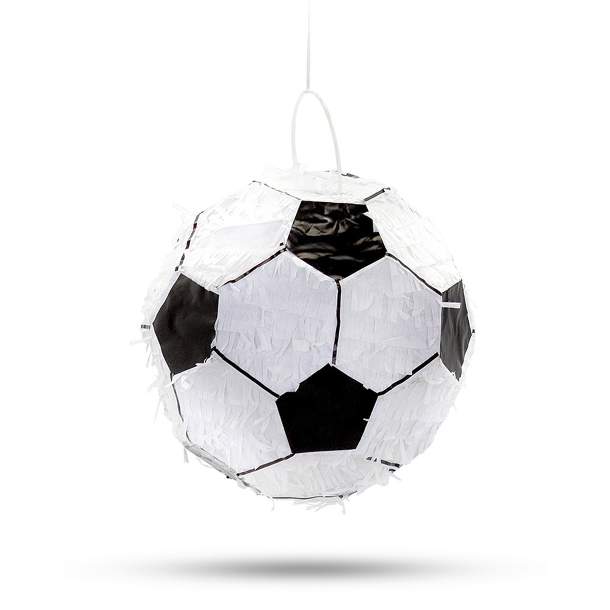 Pinata Fußball schwarz weiß 27cm Durchmesser Partyspiele Kinder Geburtstag Deko 8