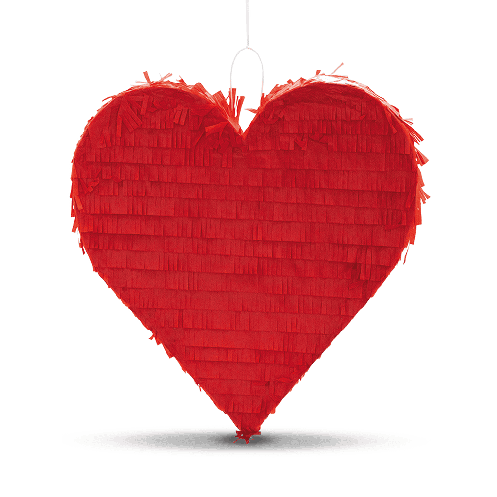 Piñata Herz rot Kinder Geburtstag Schlag-Piñata Liebe Geschenkidee 8