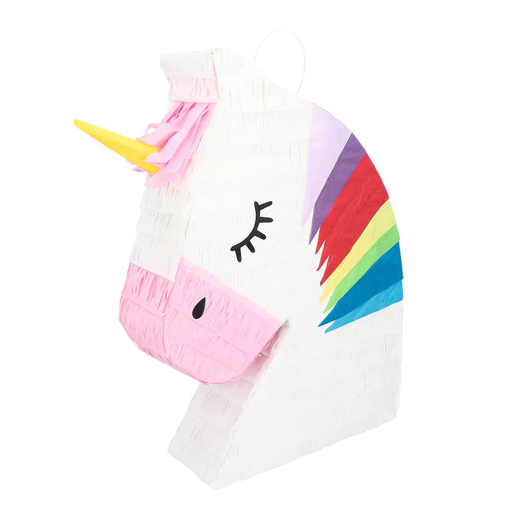 Pinata Einhorn Aurora bunte Regenbogen-Pinata zum Befüllen