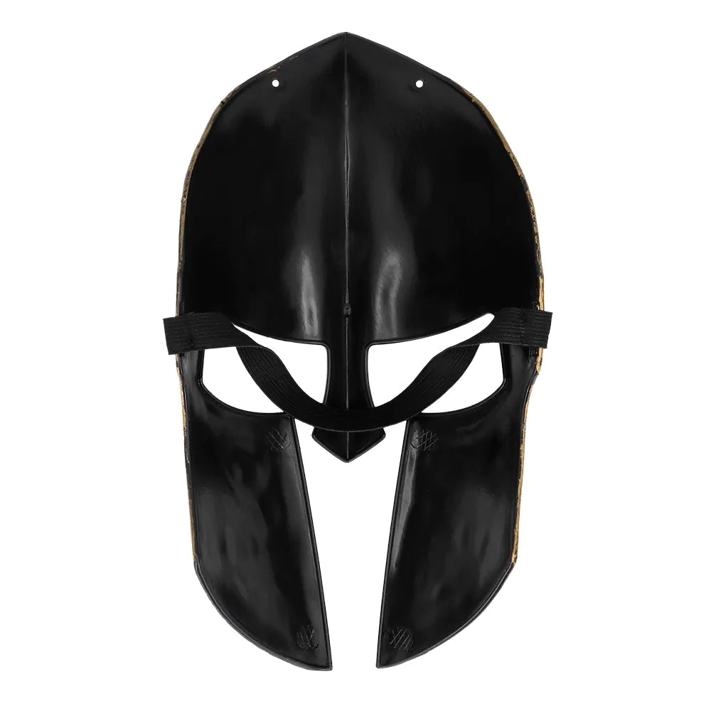 Spartanische Maske bronzefarben antike Kriegermaske 4