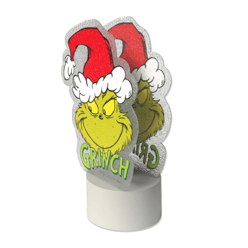 The Grinch LED Teelicht – Weihnachtsdeko Figur grün rot Weihnachten