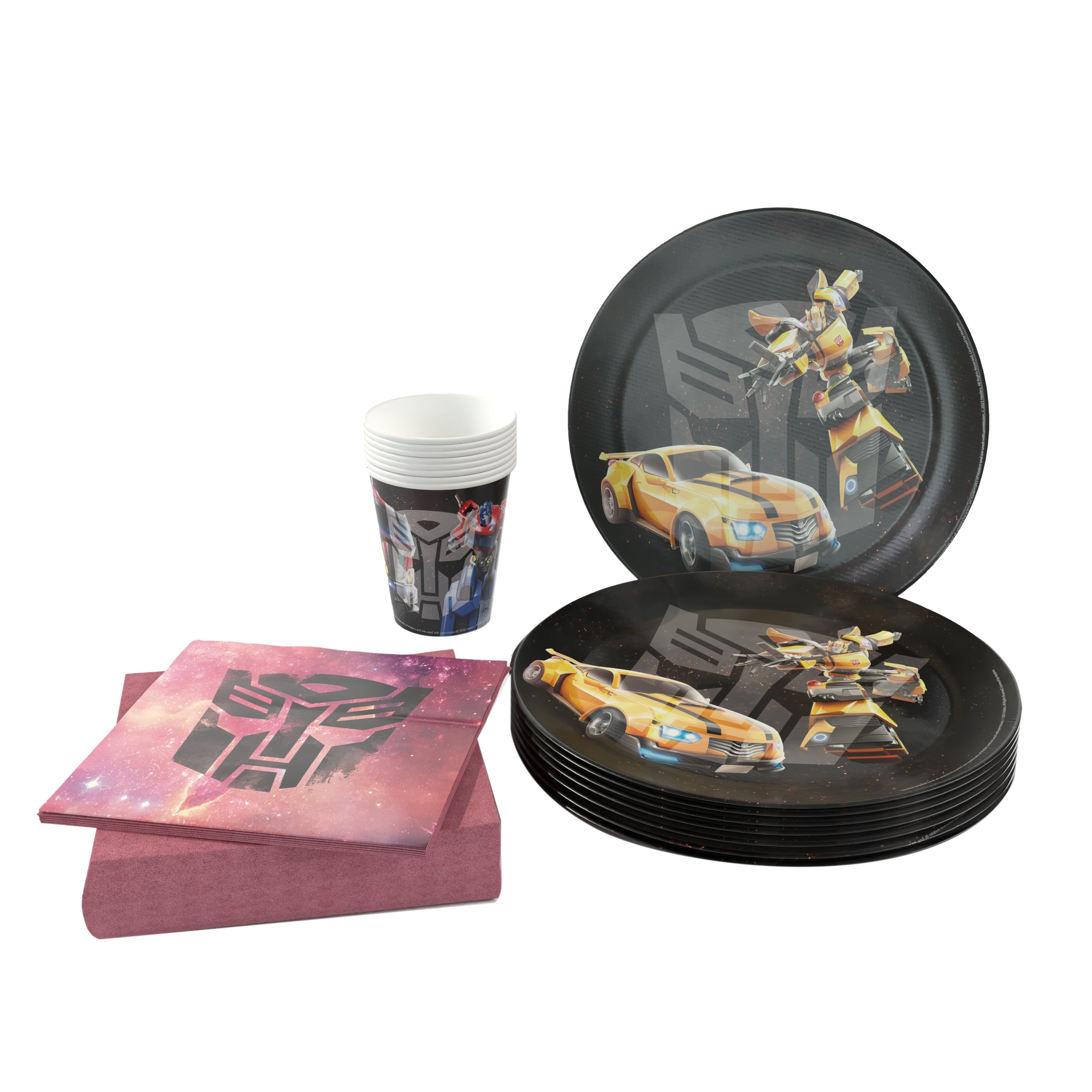 Transformers Party Deko Set 36tlg mit Tellern Bechern und Servietten