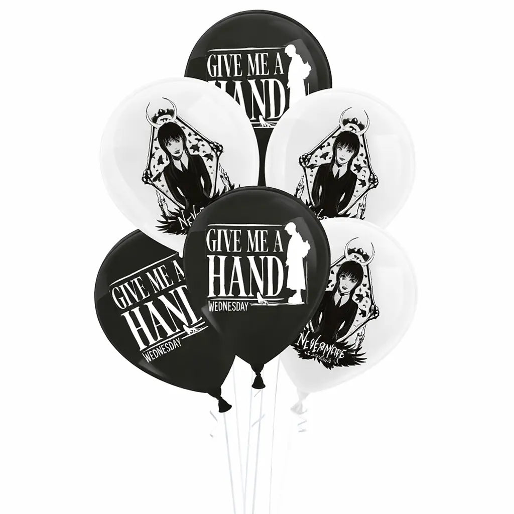 Wednesday Latexballons Artpack 10er Pack