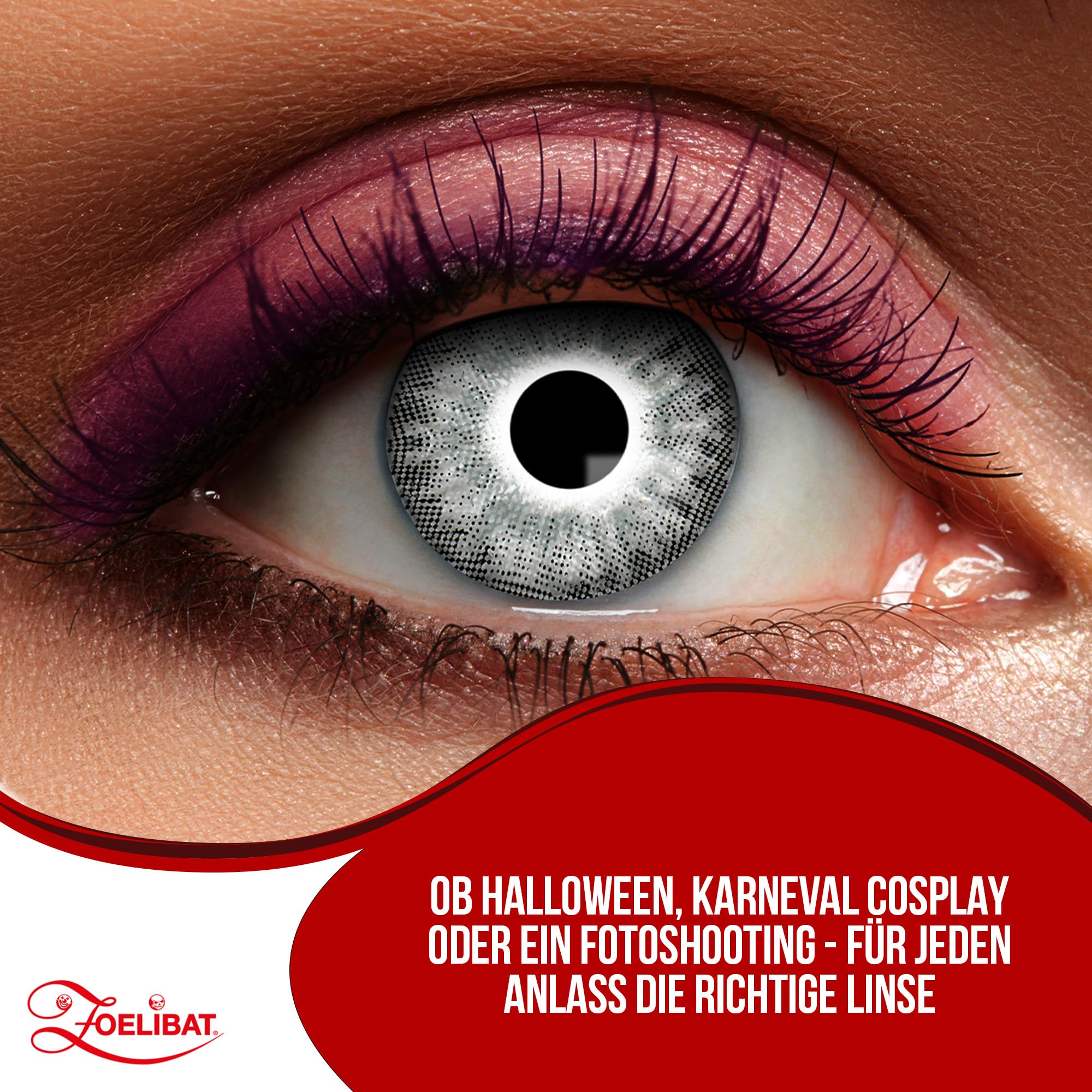 Zoelibat Eyecatcher Natürliche 12 Monats-Kontaktlinsen Sterling Grey 13