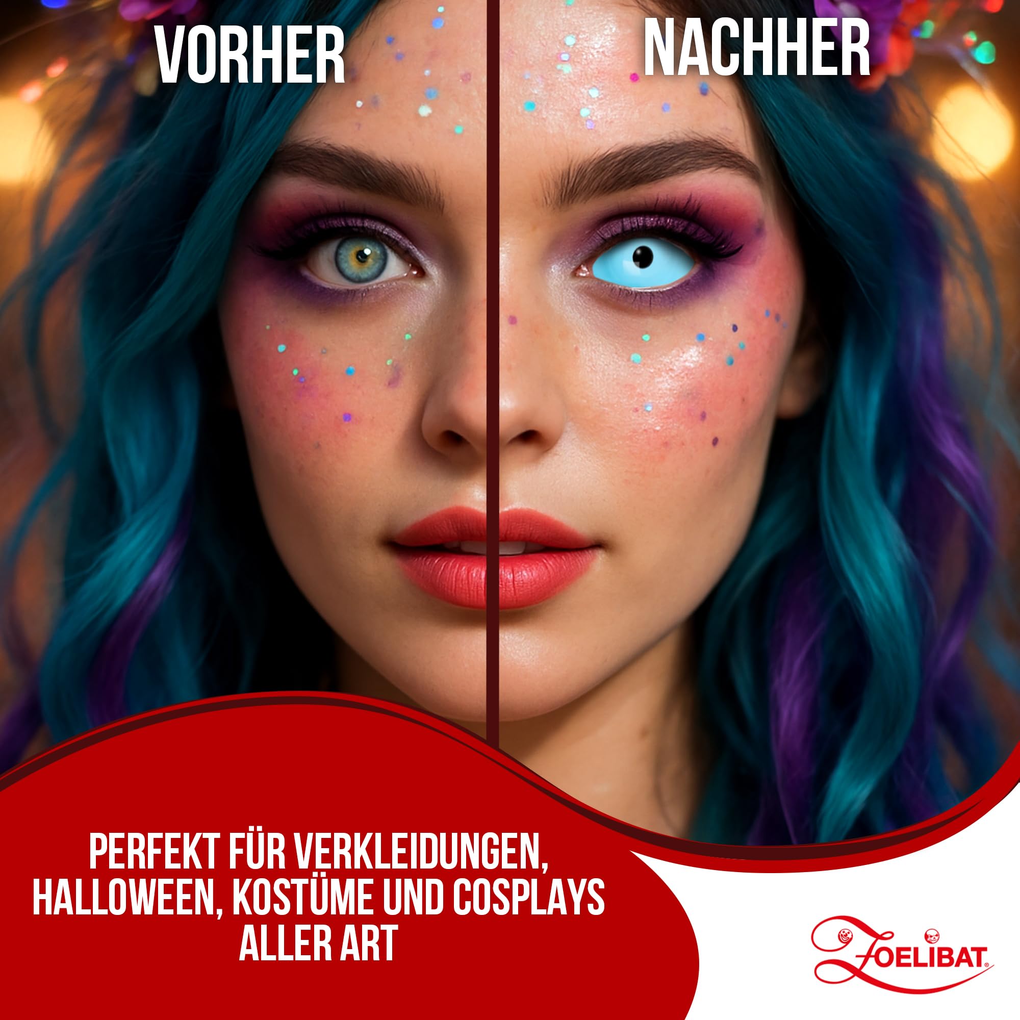 Zoelibat Eyecatcher Sclera 6 Monats-Kontaktlinsen Frozen Eye 10