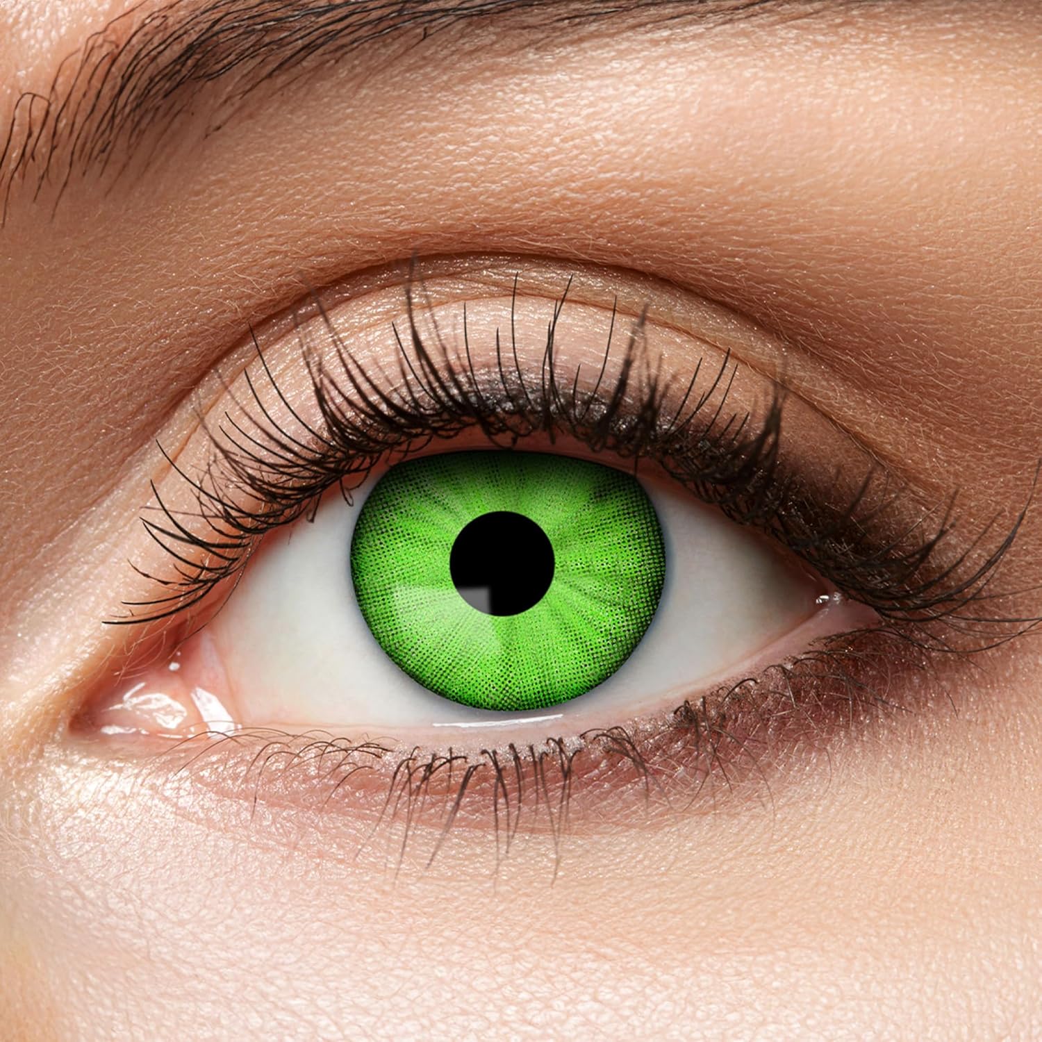Zoelibat Eyecatcher Wochen-Kontaktlinsen Electro Green