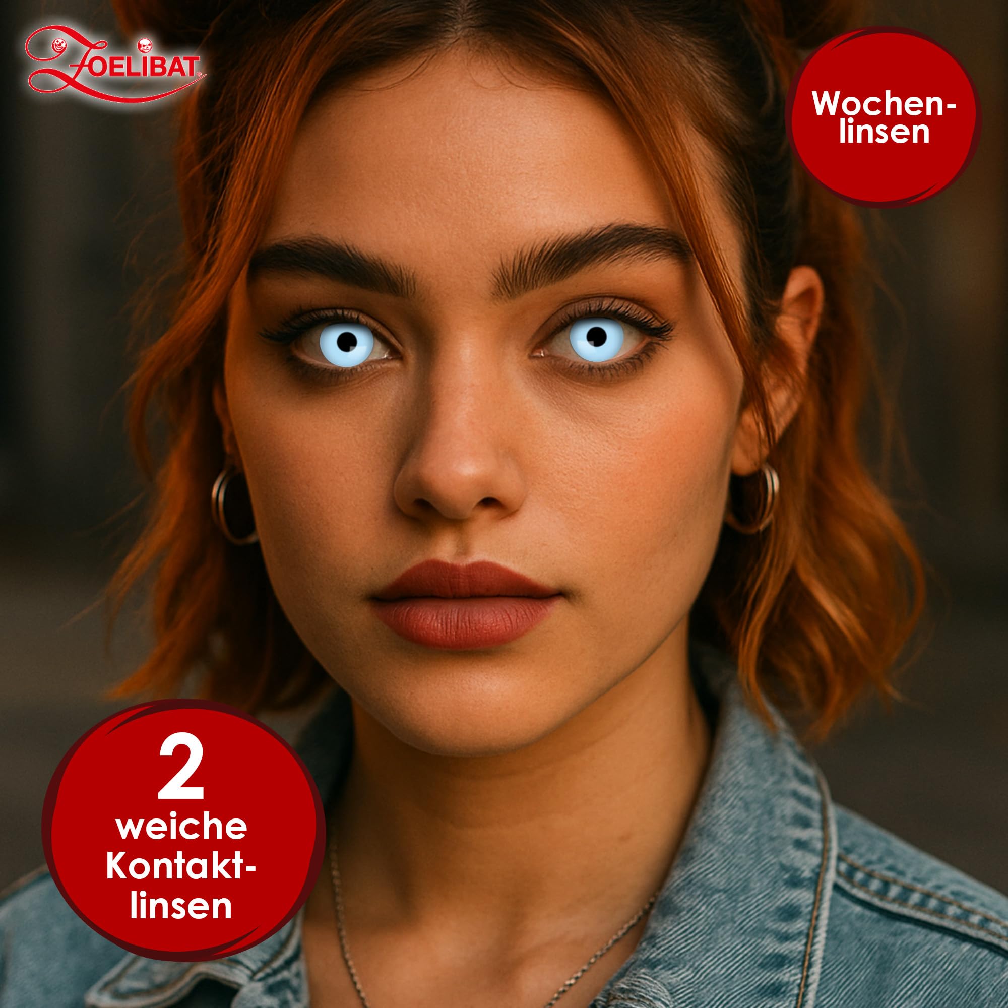 Zoelibat Eyecatcher Wochen-Kontaktlinsen Ice Blue 9