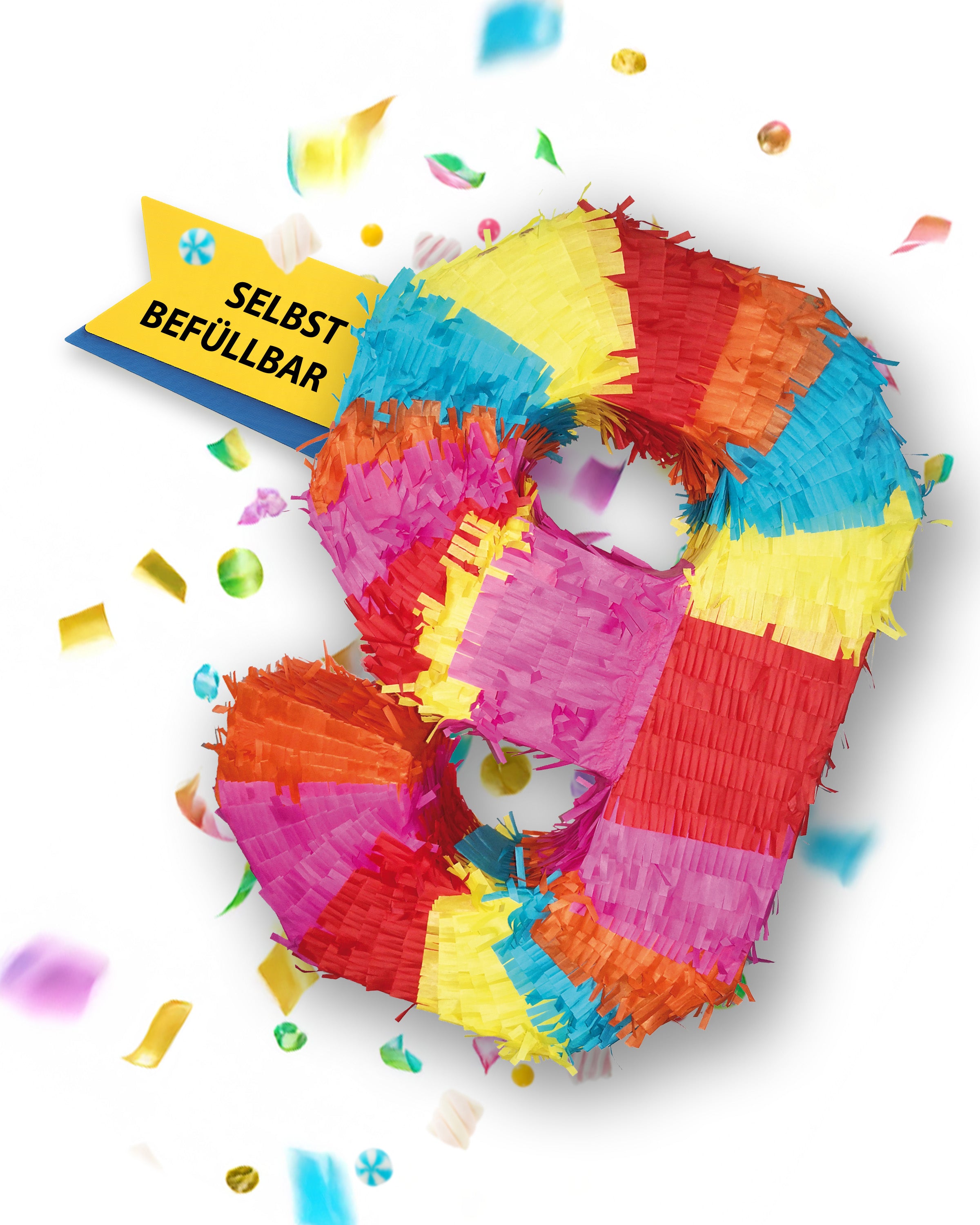 Piñata Zahl 9