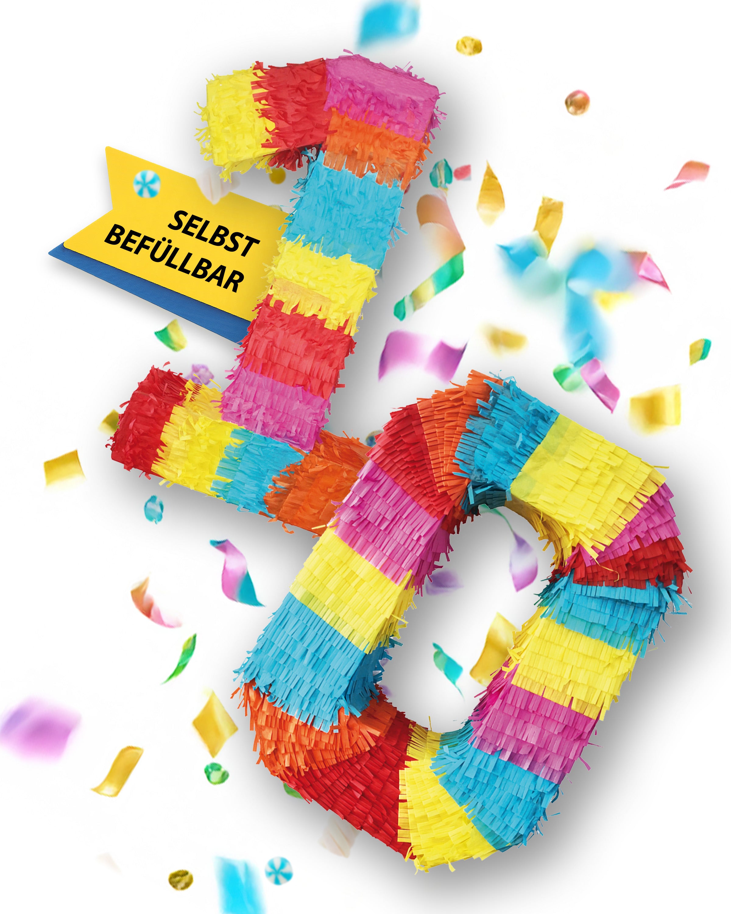 Piñata Zahl 10
