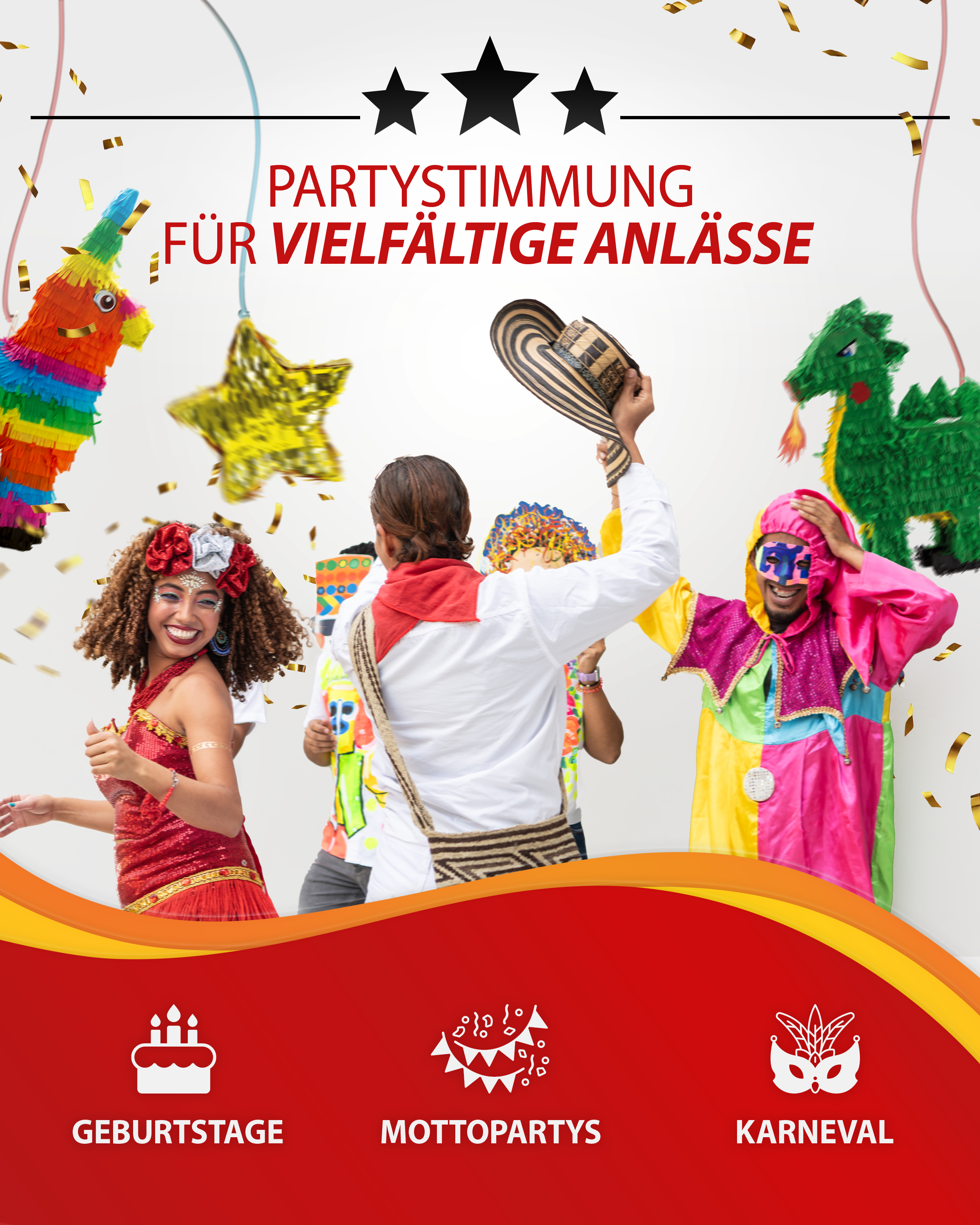 Piñata Zahl 12 3