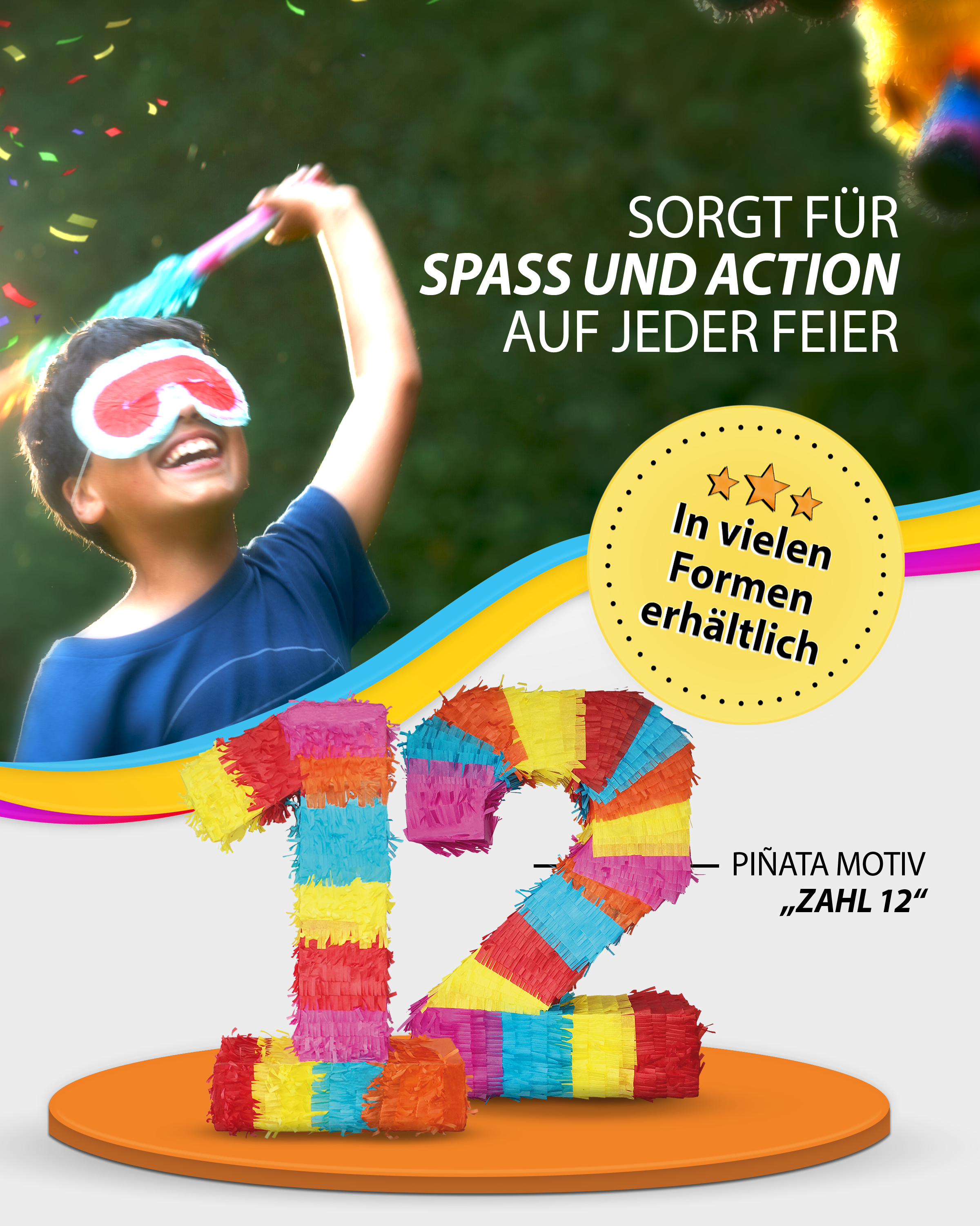 Piñata Zahl 12 4