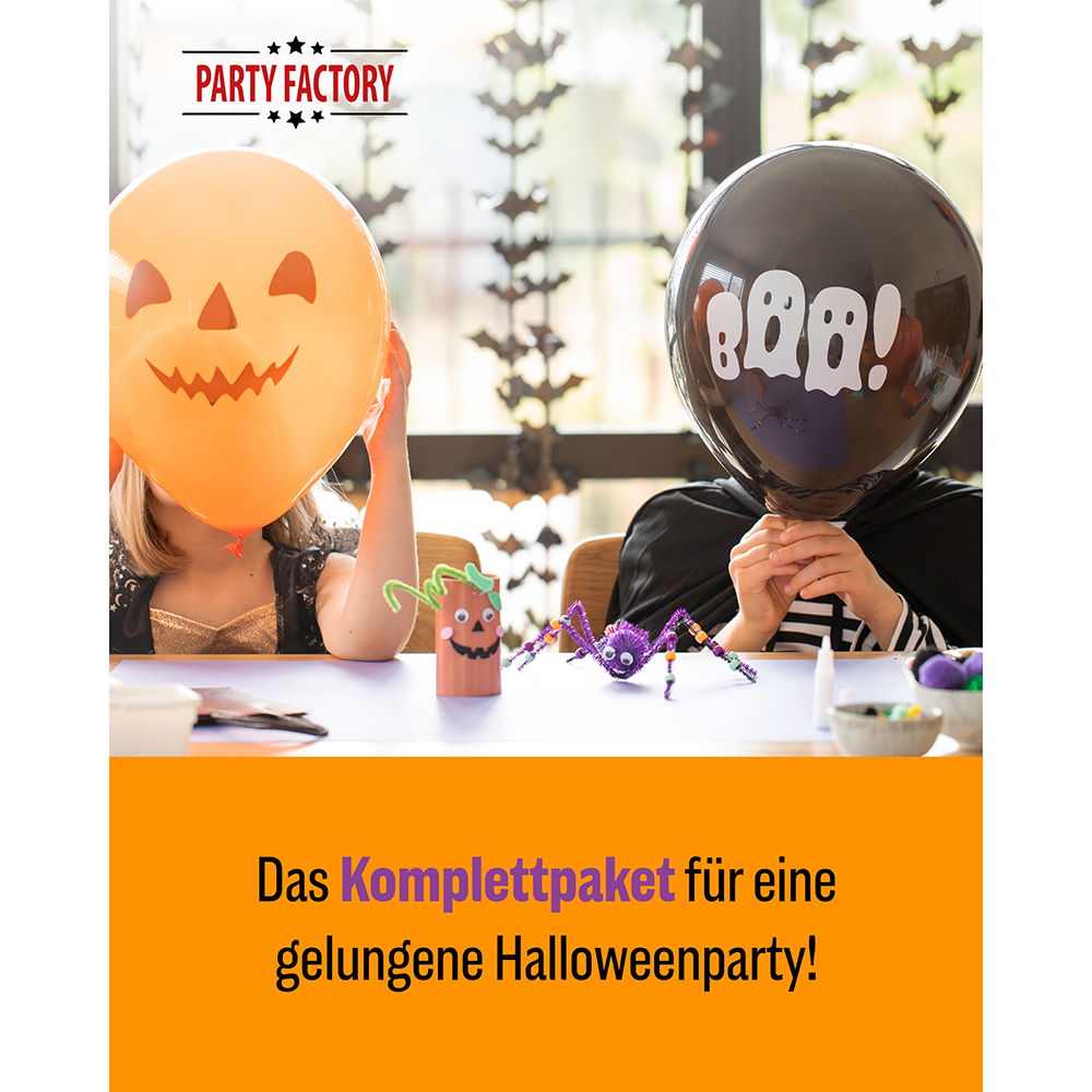 Halloween Neon Motiv 2 3-teiliges Party-Set mit 16 Papptellern, 16 Pappbechern und 40 Servietten 3