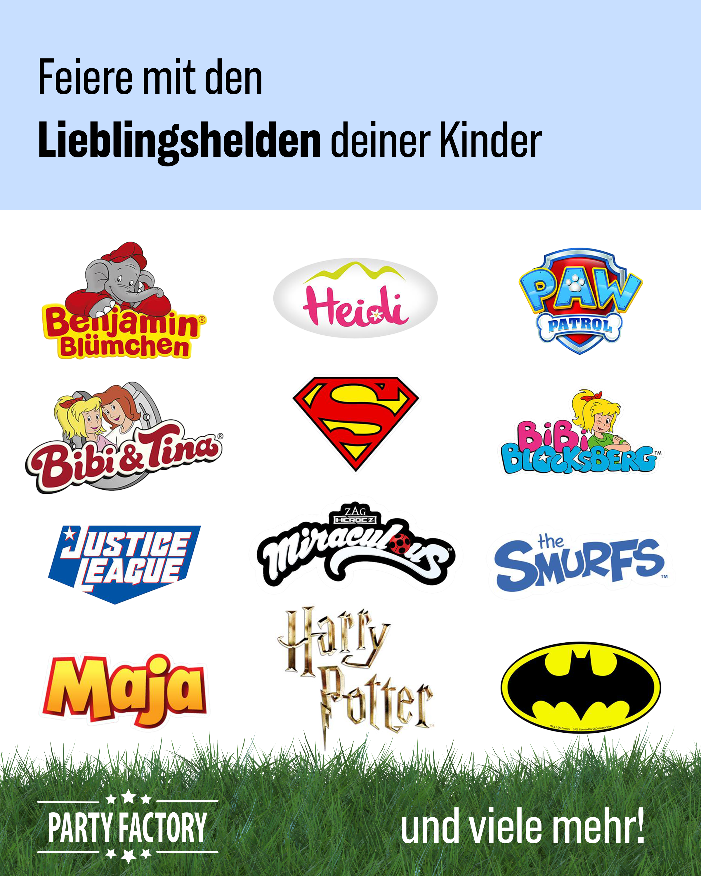 NFL Party Set Blau 34tlg mit Tellern Bechern Servietten Wimpelkette Decke 7