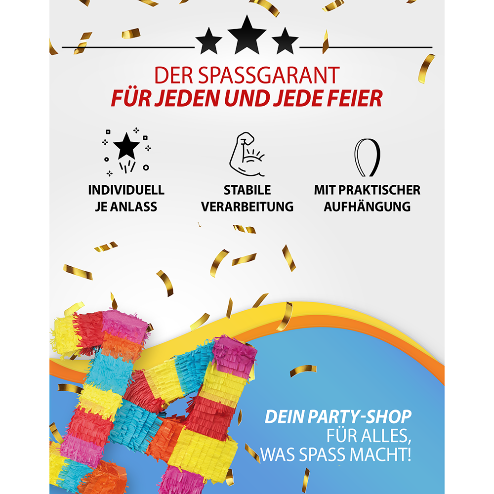 Piñata Zahl 14 8