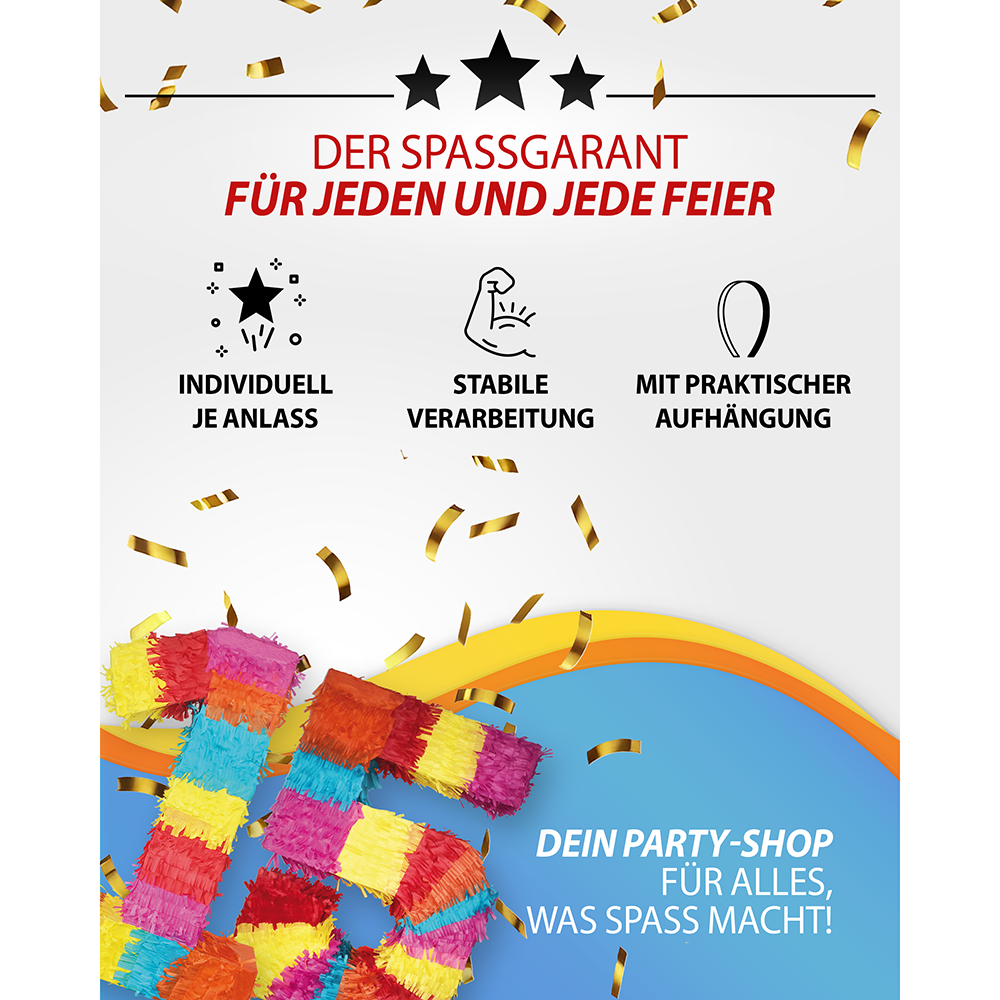 Piñata Zahl 15 8