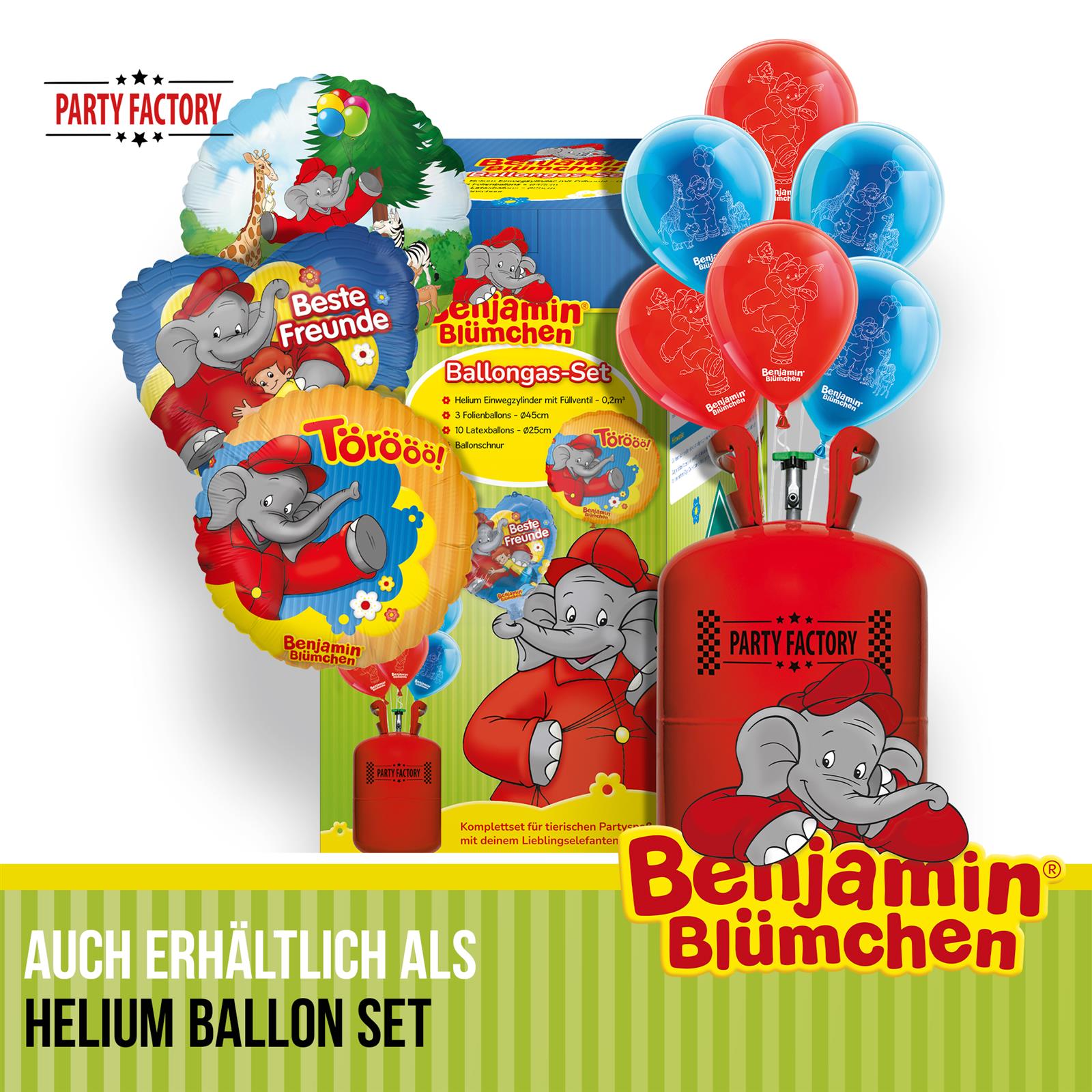 Benjamin Blümchen Partyhüte 10 Stück 5
