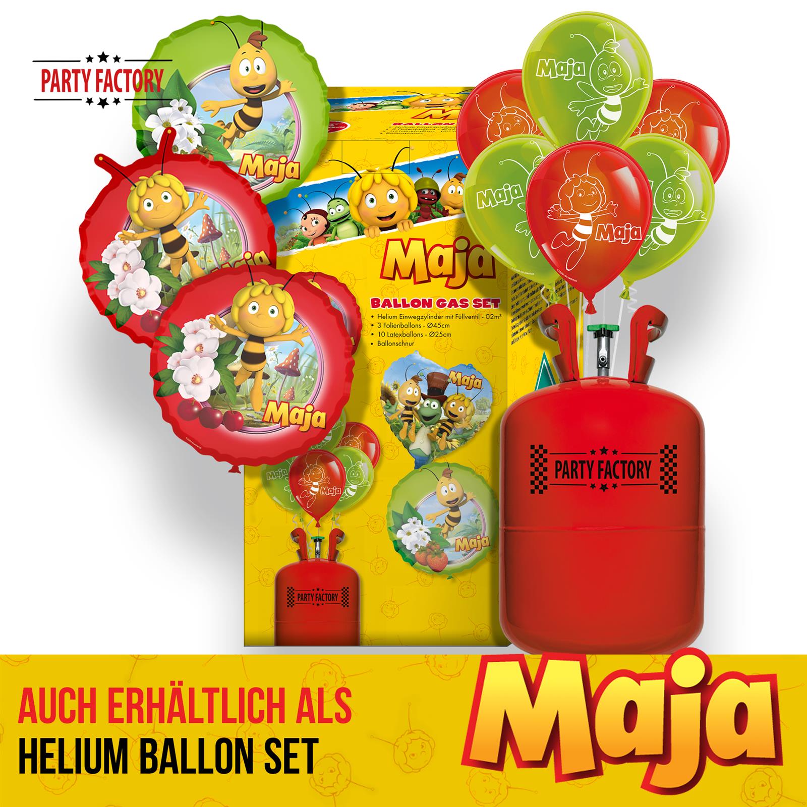 Biene Maja Ballongirlande Set 60-teilig 6