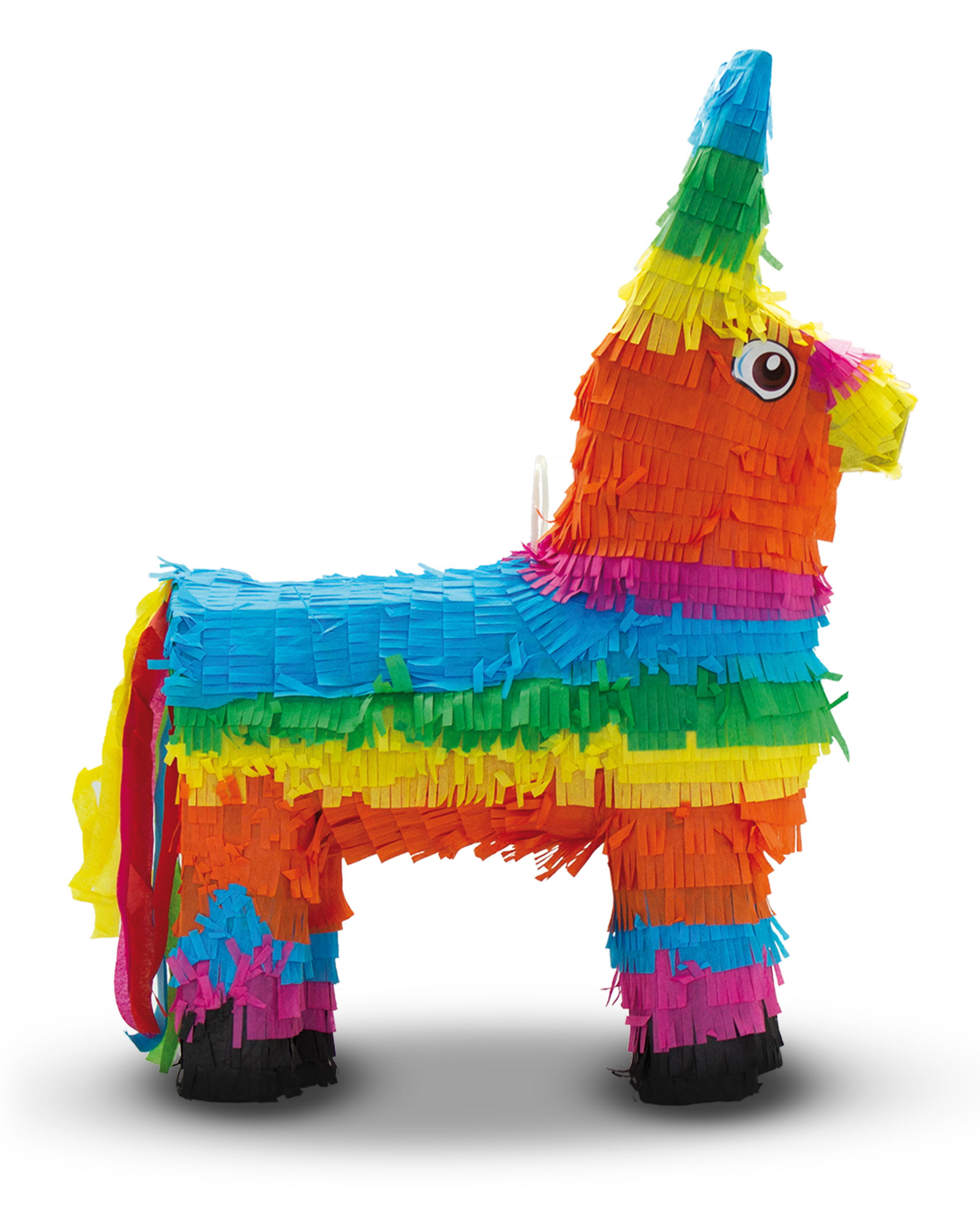 Pinata bunter Esel 41 x 55 cm Partyspiele Kinder Geburtstag Deko Geburtstagsdeko