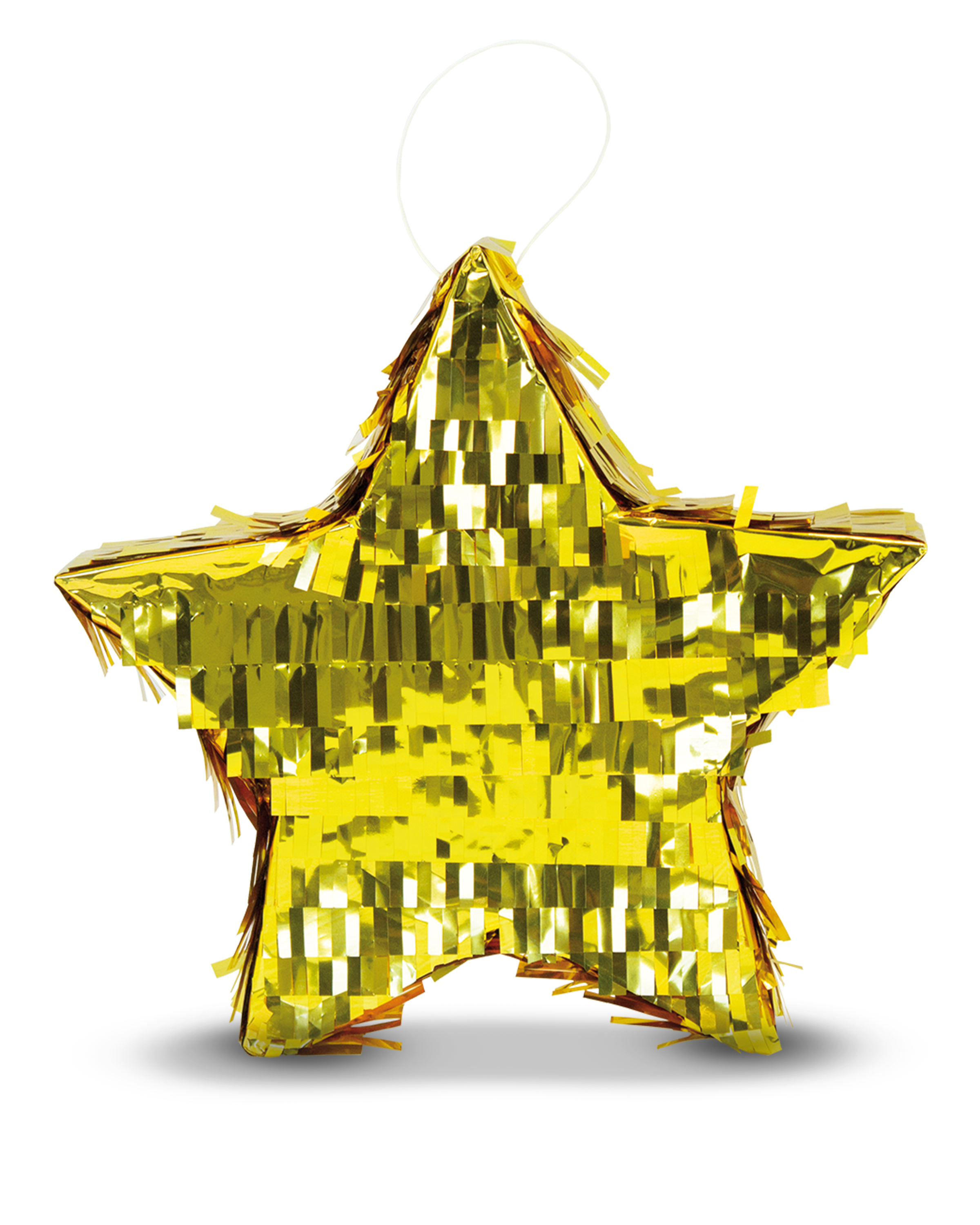 Pinata Stern in Gold 30 x 30 cm Partyspiele Kinder Geburtstag Deko Dekoration