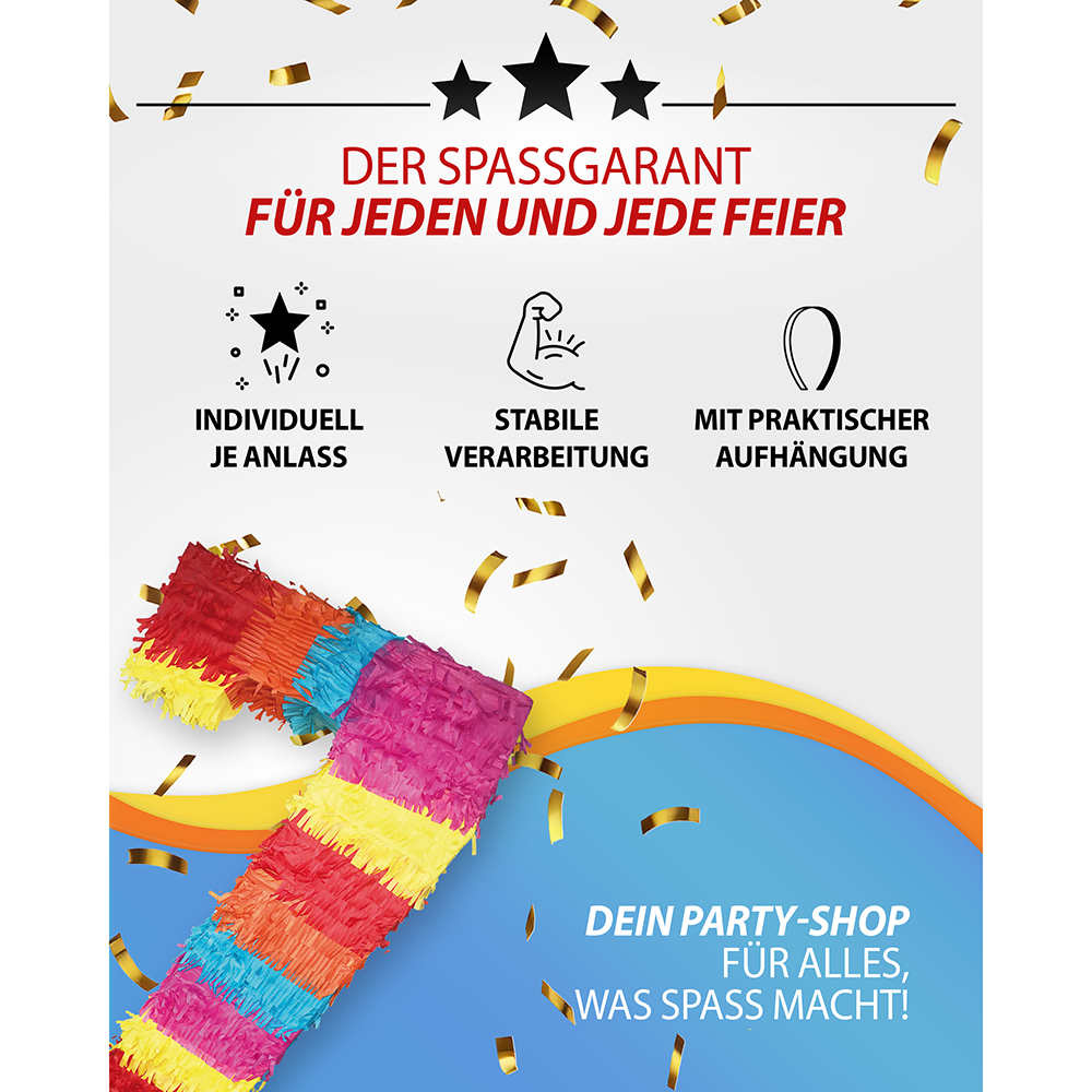 Piñata Zahl 7 7