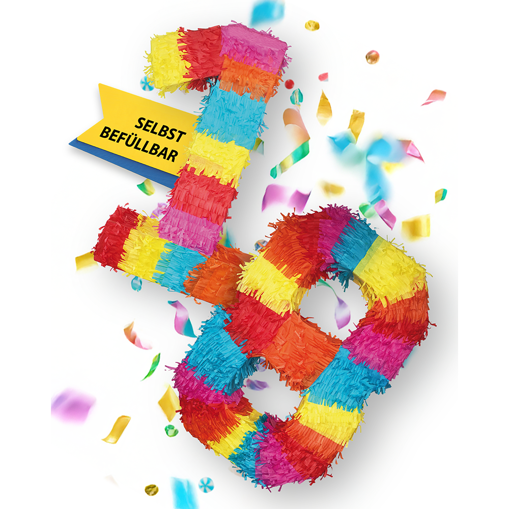 Piñata Zahl 18
