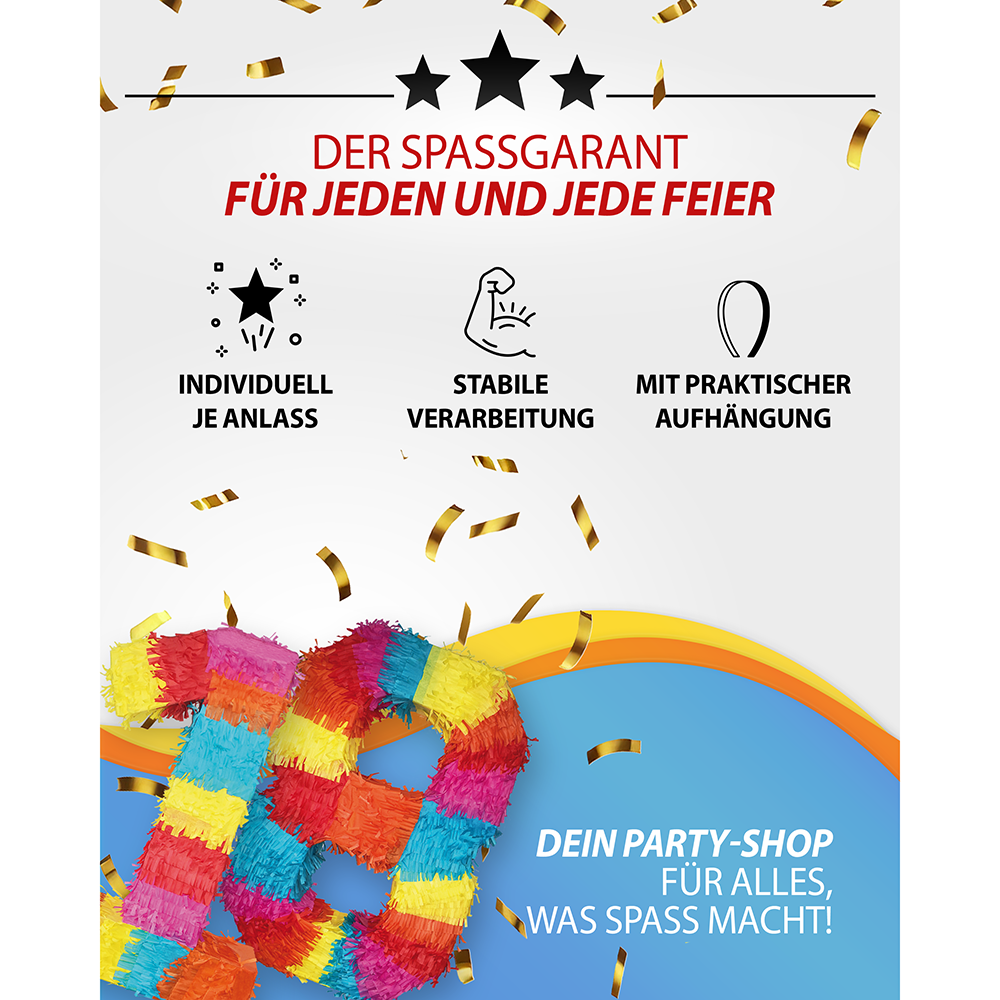 Piñata Zahl 18 7