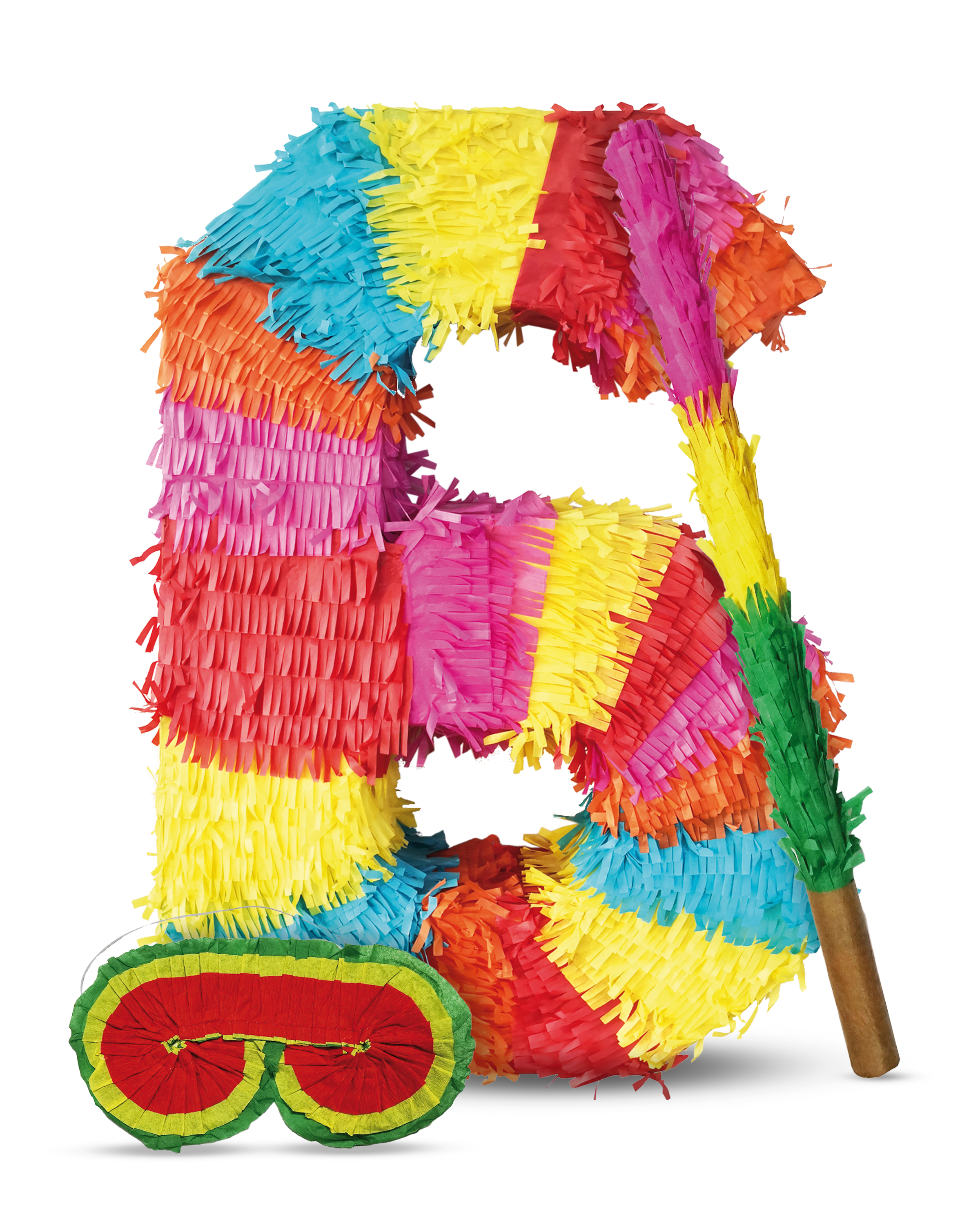 Pinata 6 Stab und Maske Geburtstag, Dekoration 2