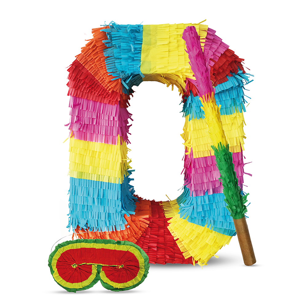 Pinata 0 Stab und Maske Geburtstag, Dekoration 8