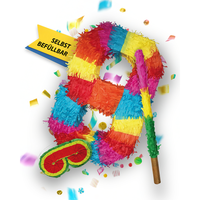 Pinata 8 Stab und Maske Geburtstag, Dekoration