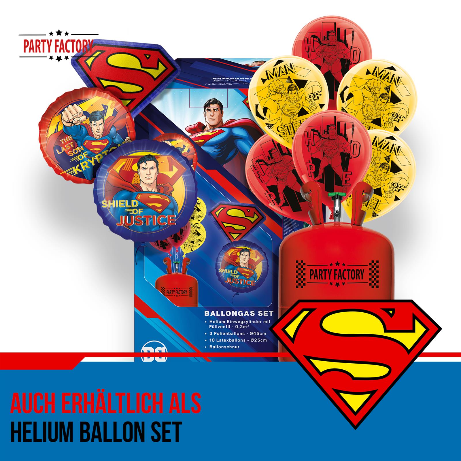 Superman Ballongirlande Set 60-teilig 6