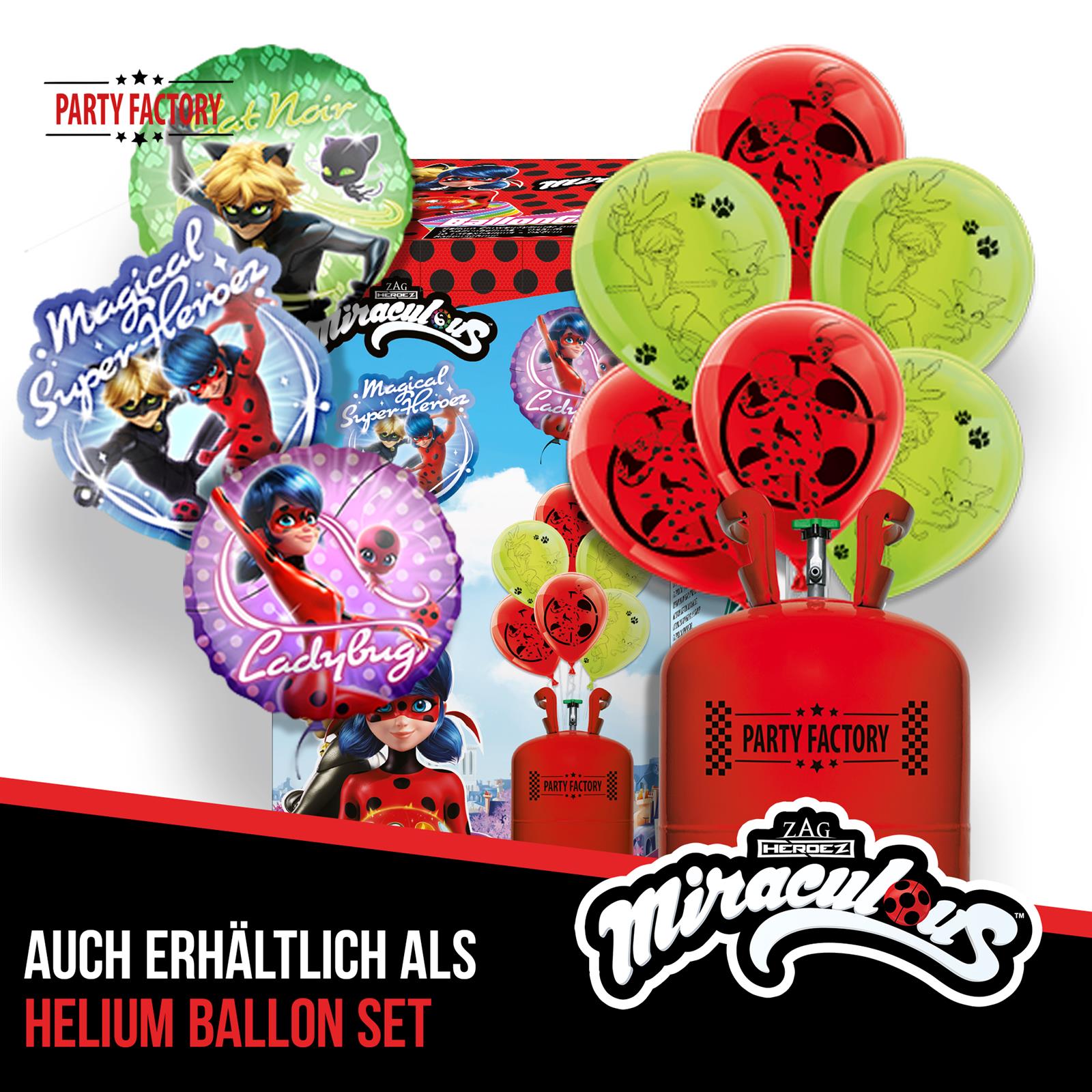 Miraculous Ballongirlande Set 60-teilig 6