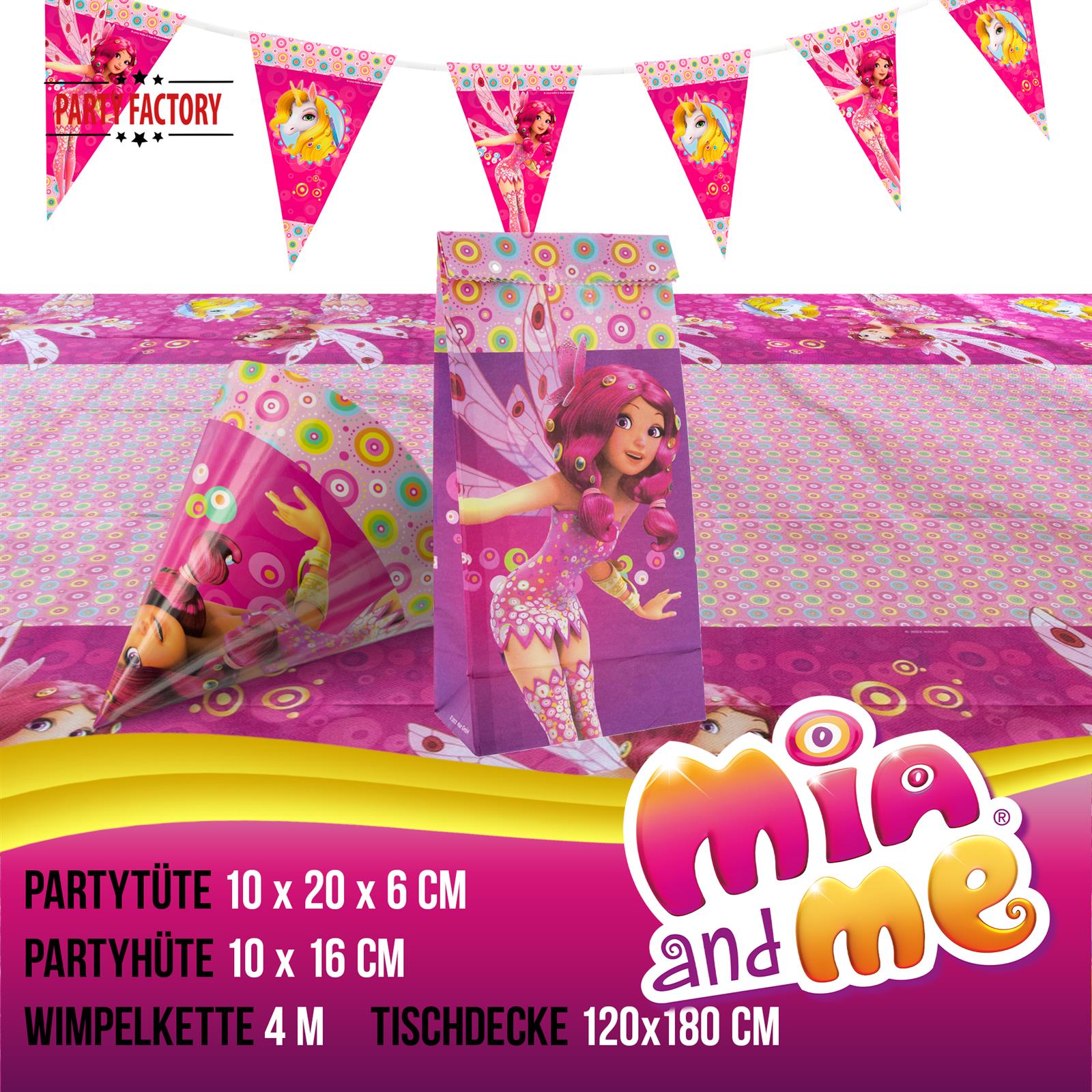 Mia and Me  XXL-Set Party Dekoset für den Tisch & Raum 62-teilig 4