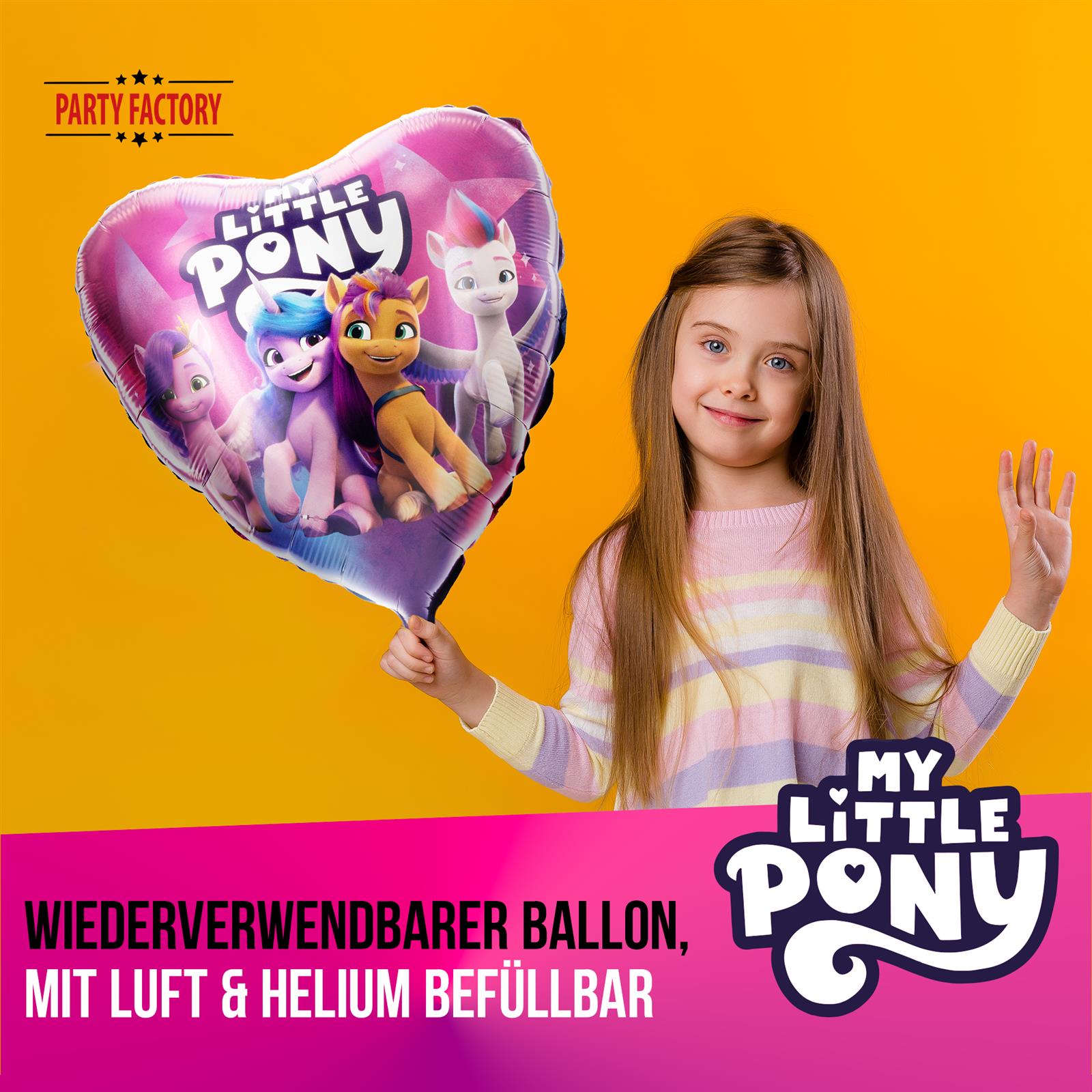 My Little Pony Folienballon Ø45 cm Herz 2