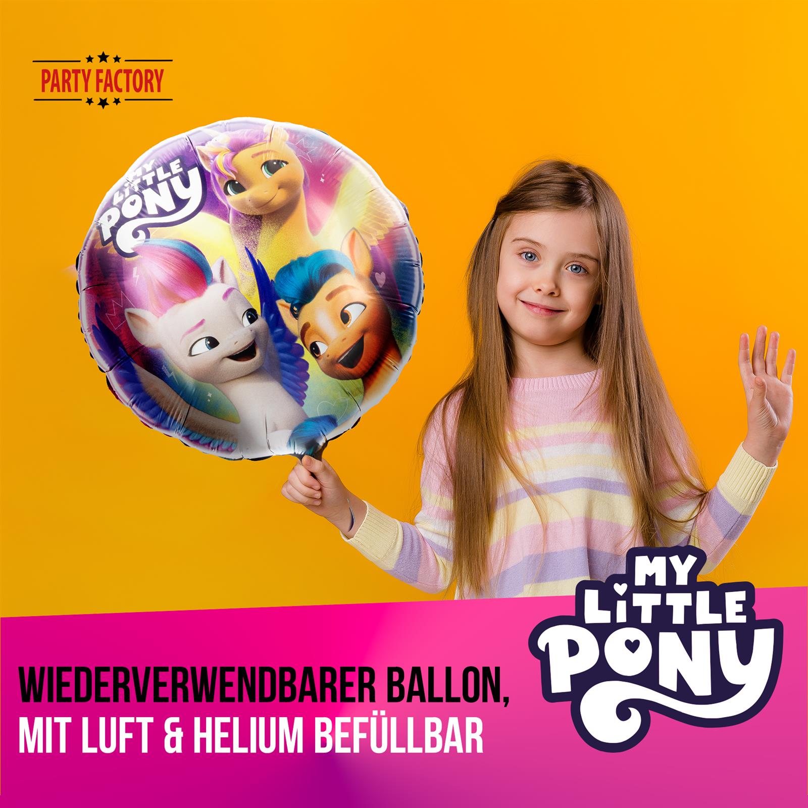My Little Pony Folienballon Ø45 cm rund Motiv 3 2