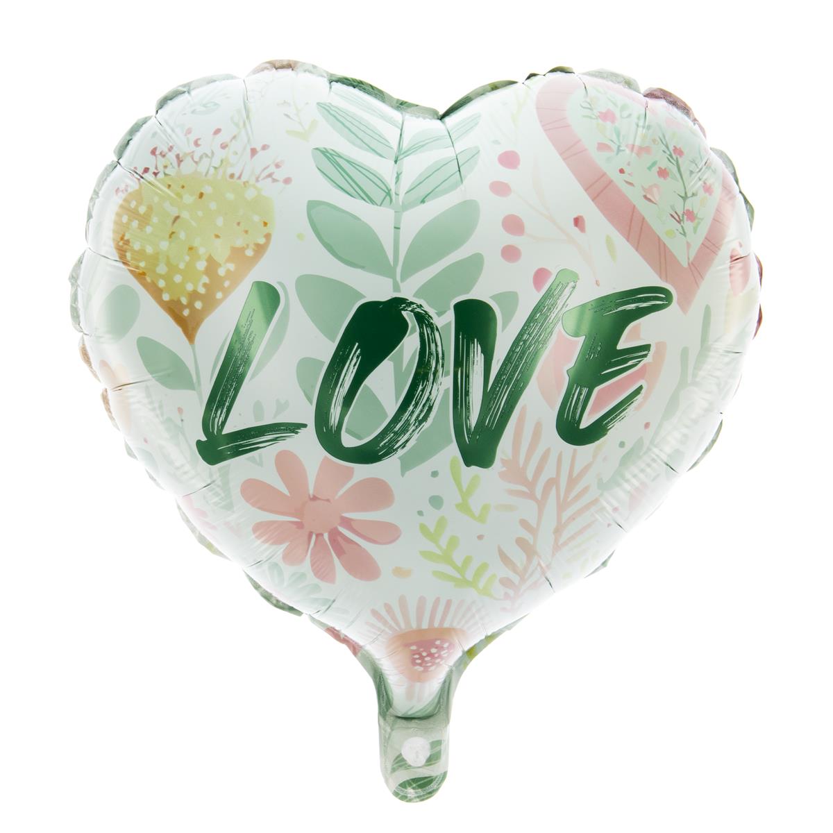 Party Factory Folienballon Herz Ø45cm grün Love